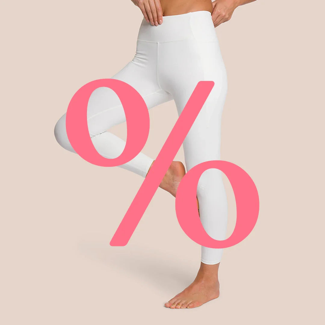 Leggings Fitness Donna Con Stampa Bianca – Taglia L - Perfetti Per Palestra, Yoga, Pilates E Running