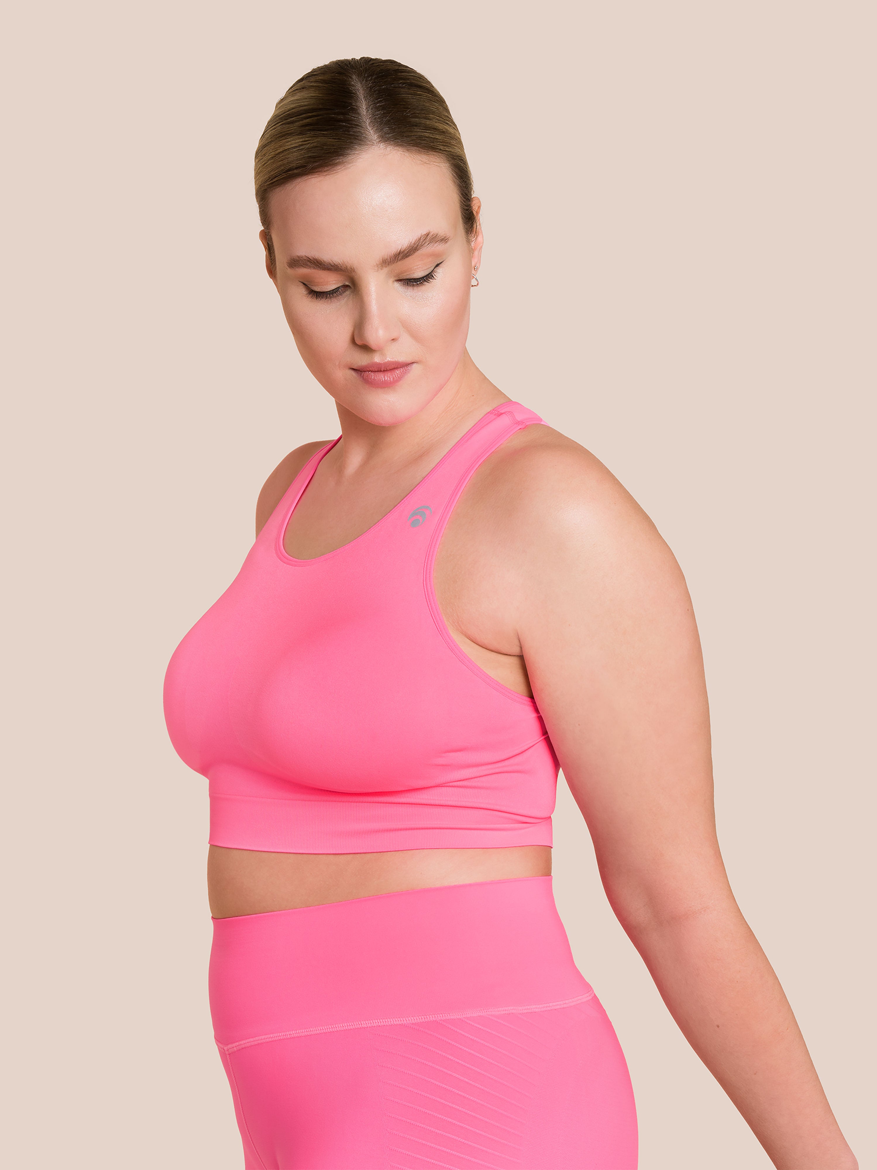Beverly Bra - Yoga Bra - Neon Pink