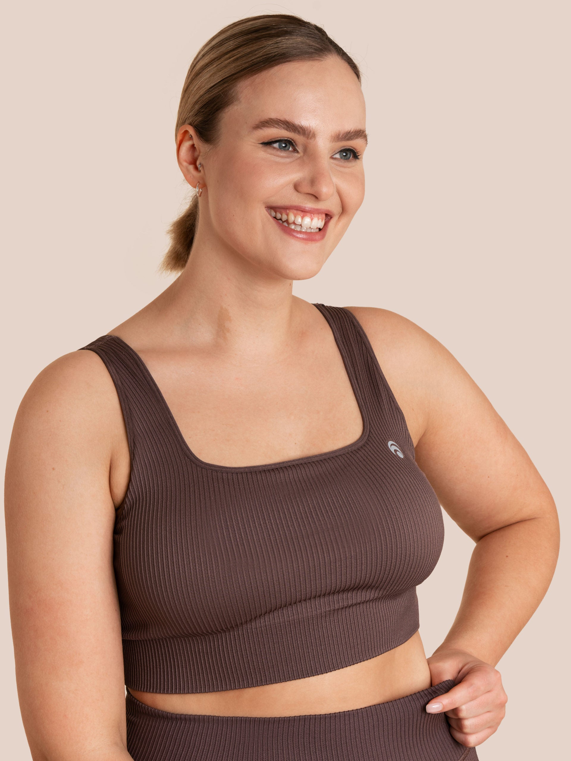 Sydney Bra - Yoga Bra - Brown
