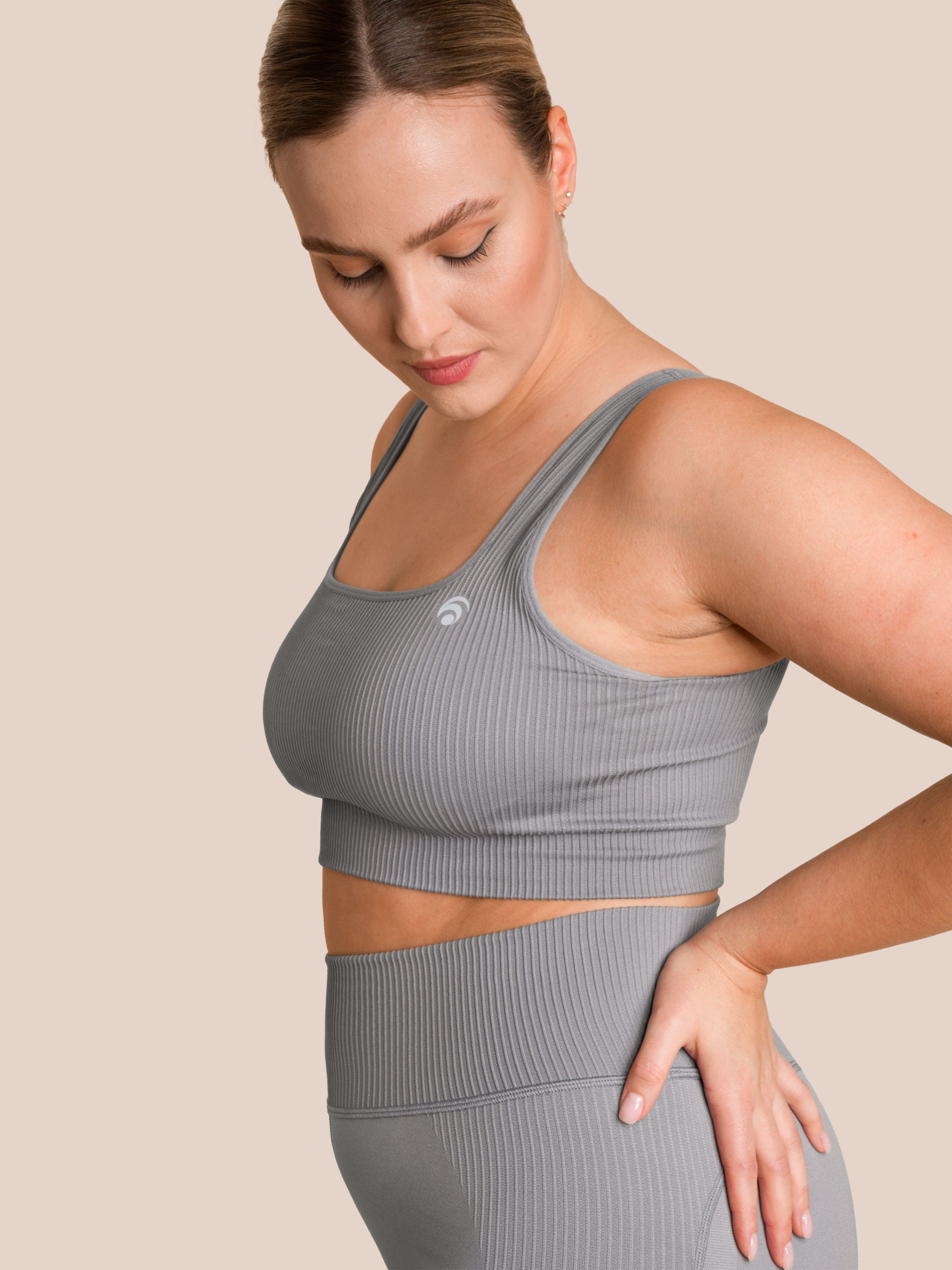 Sydney Bra - Yoga Bra - Grey