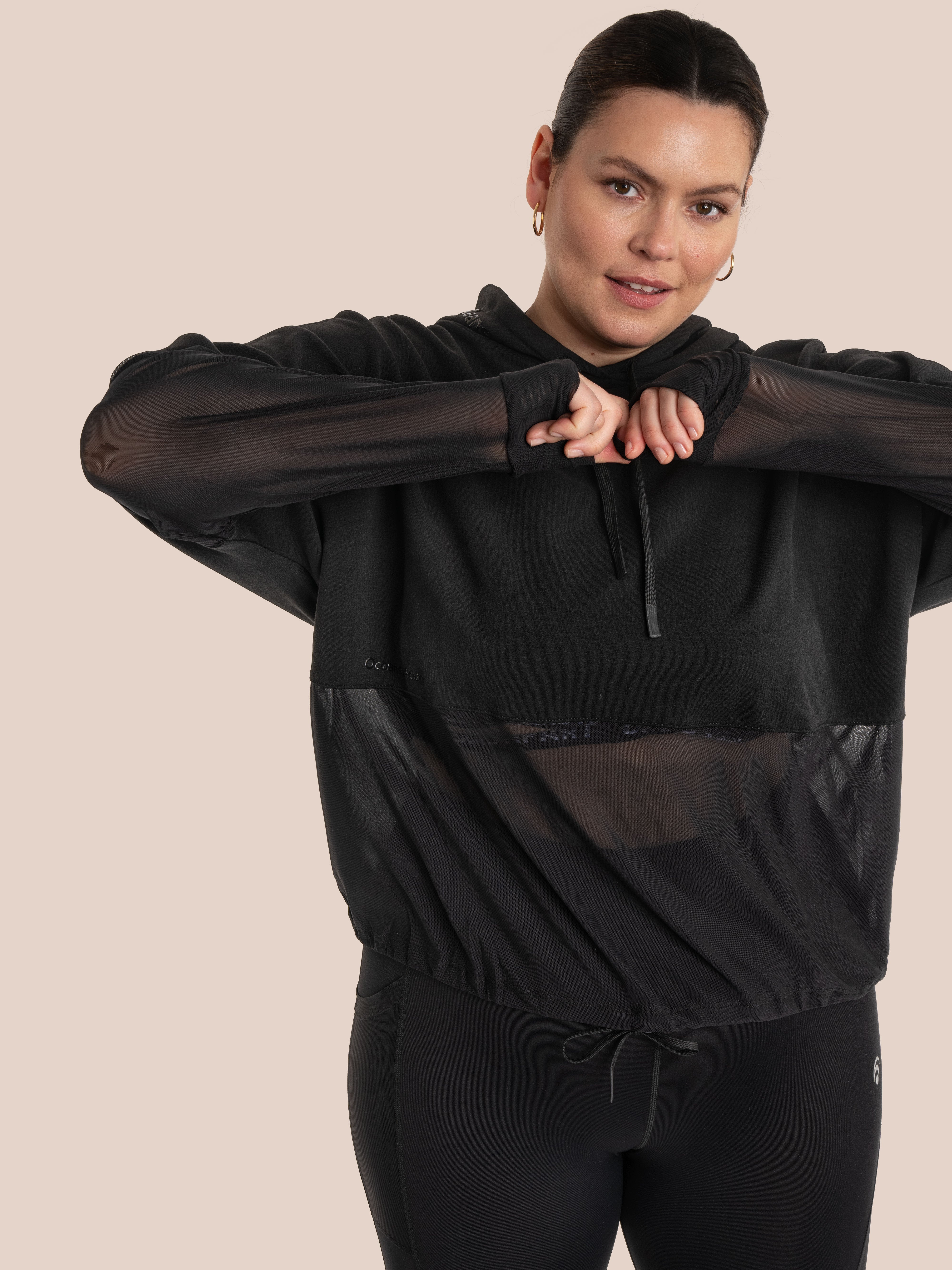 Joy Hoody - Yoga Sweater - Black