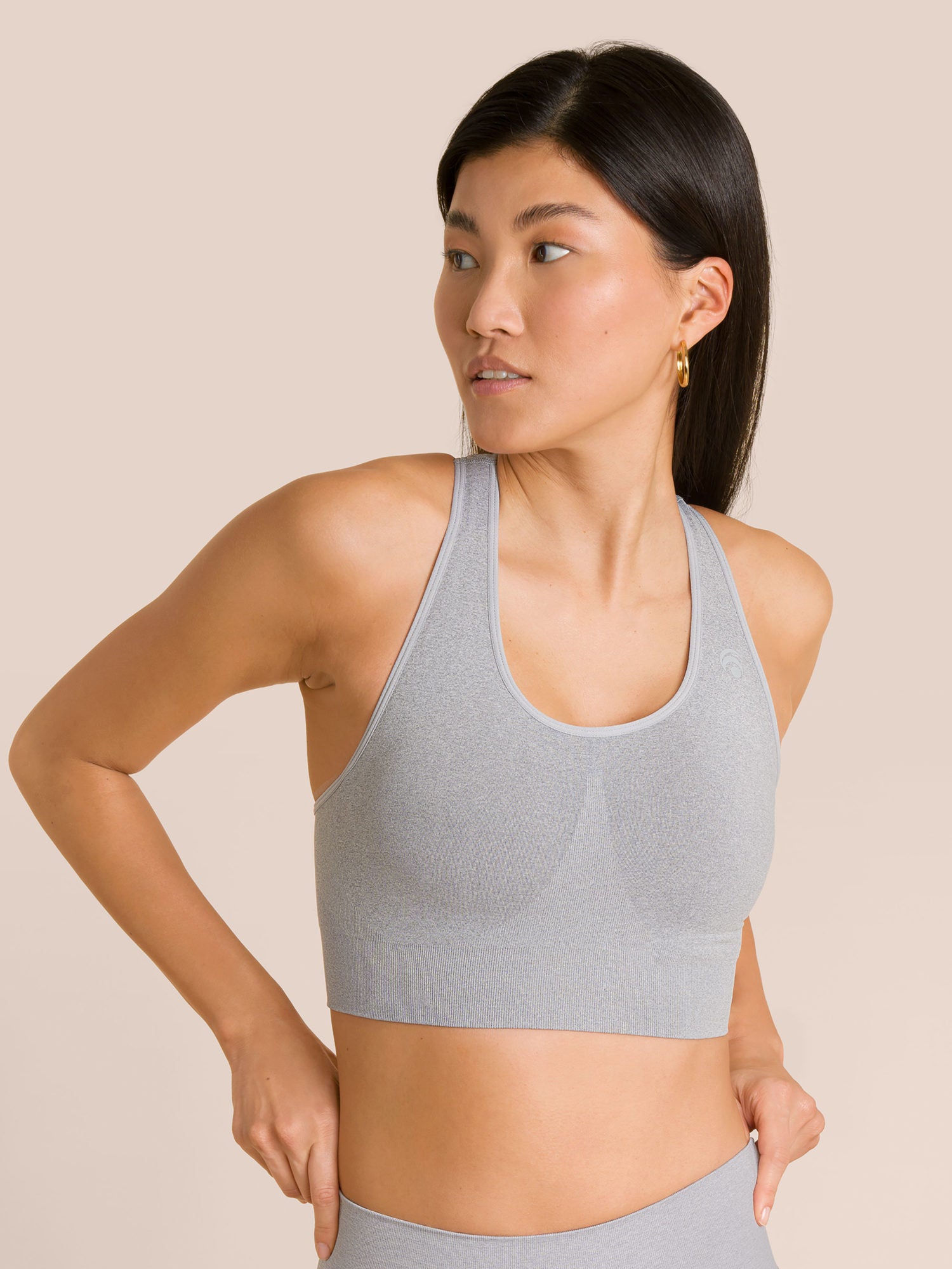 Beverly Bra - Yoga Bra - Grey Melange