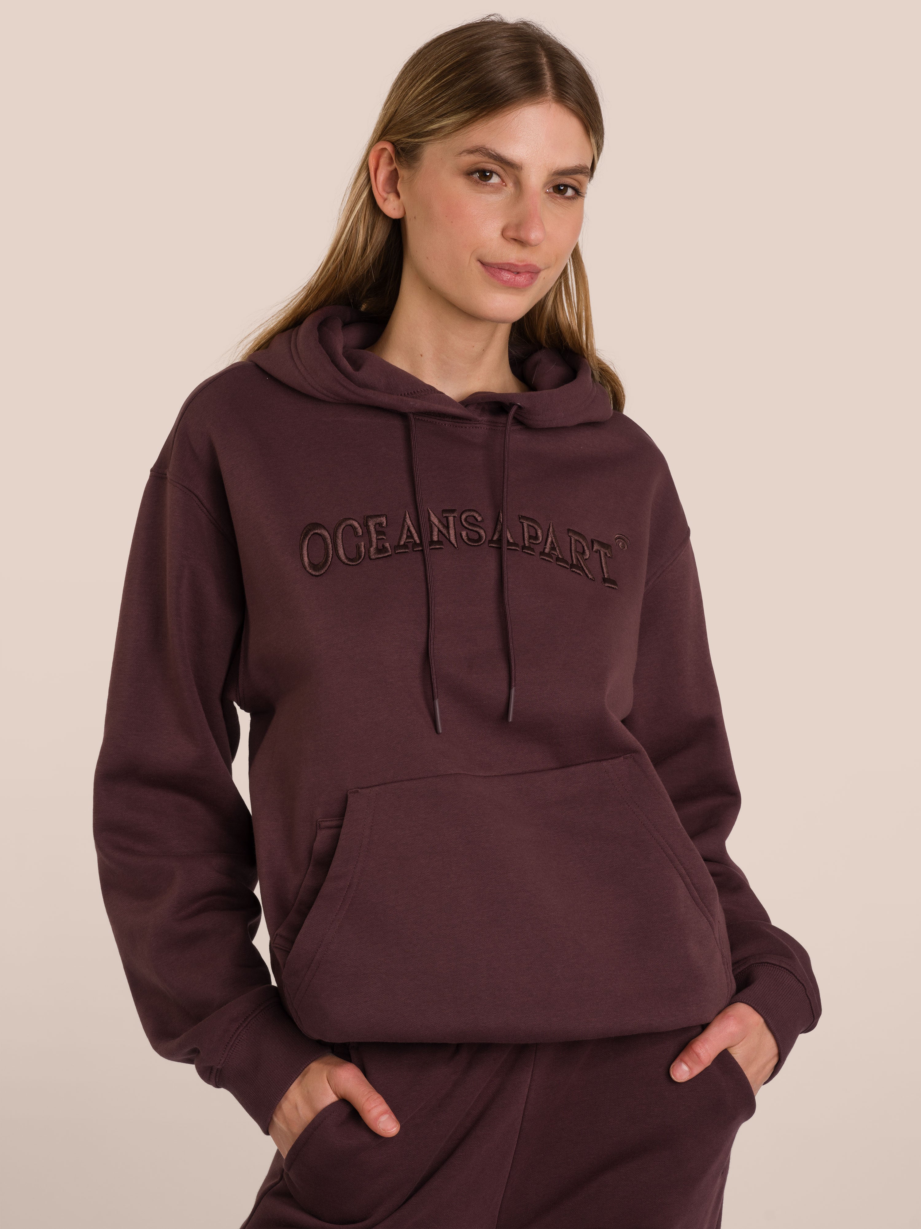 Charly Hoody - Yoga Hoody - Cherry Chocolate
