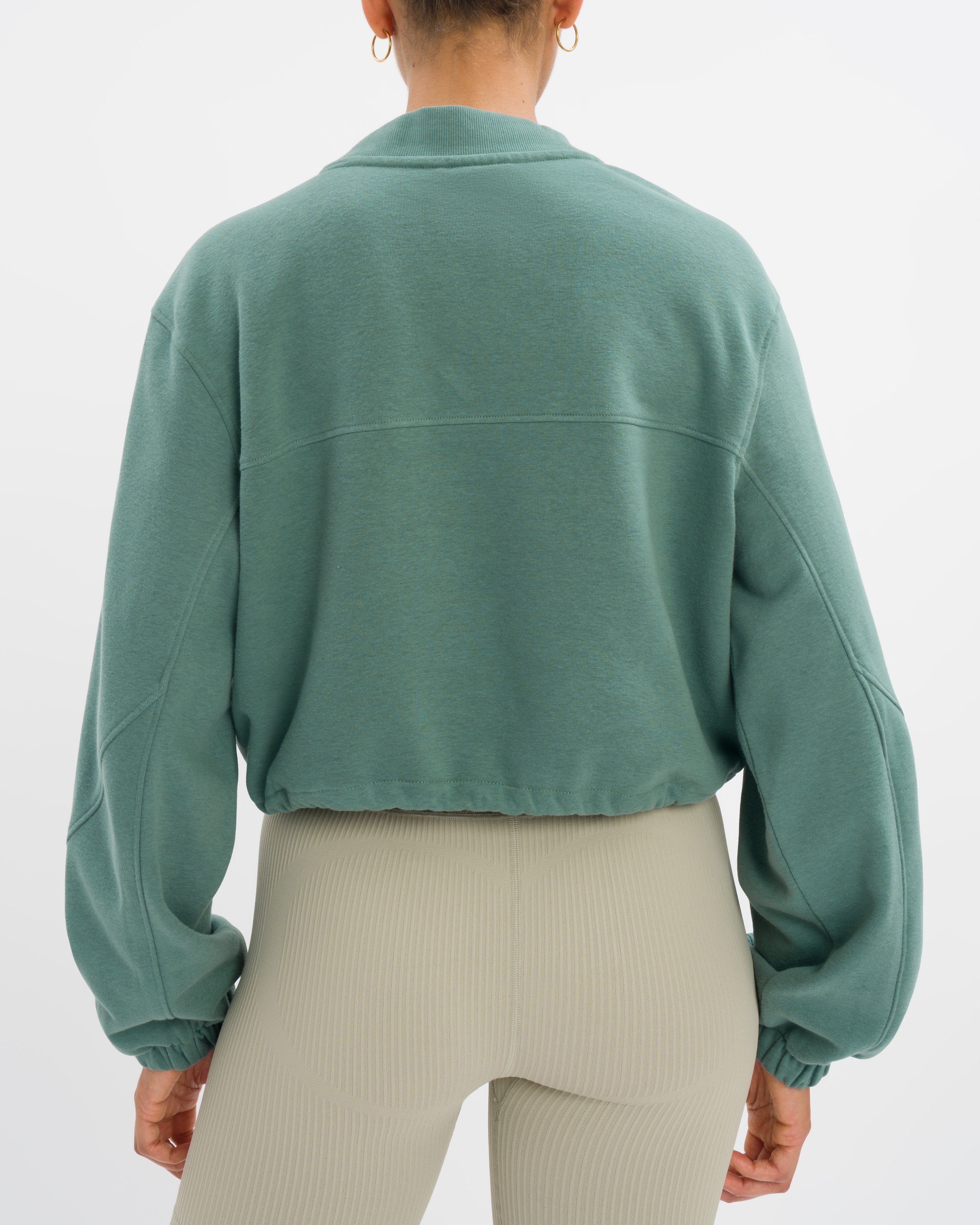 Soho Cropped Sweater - Yoga Sweater