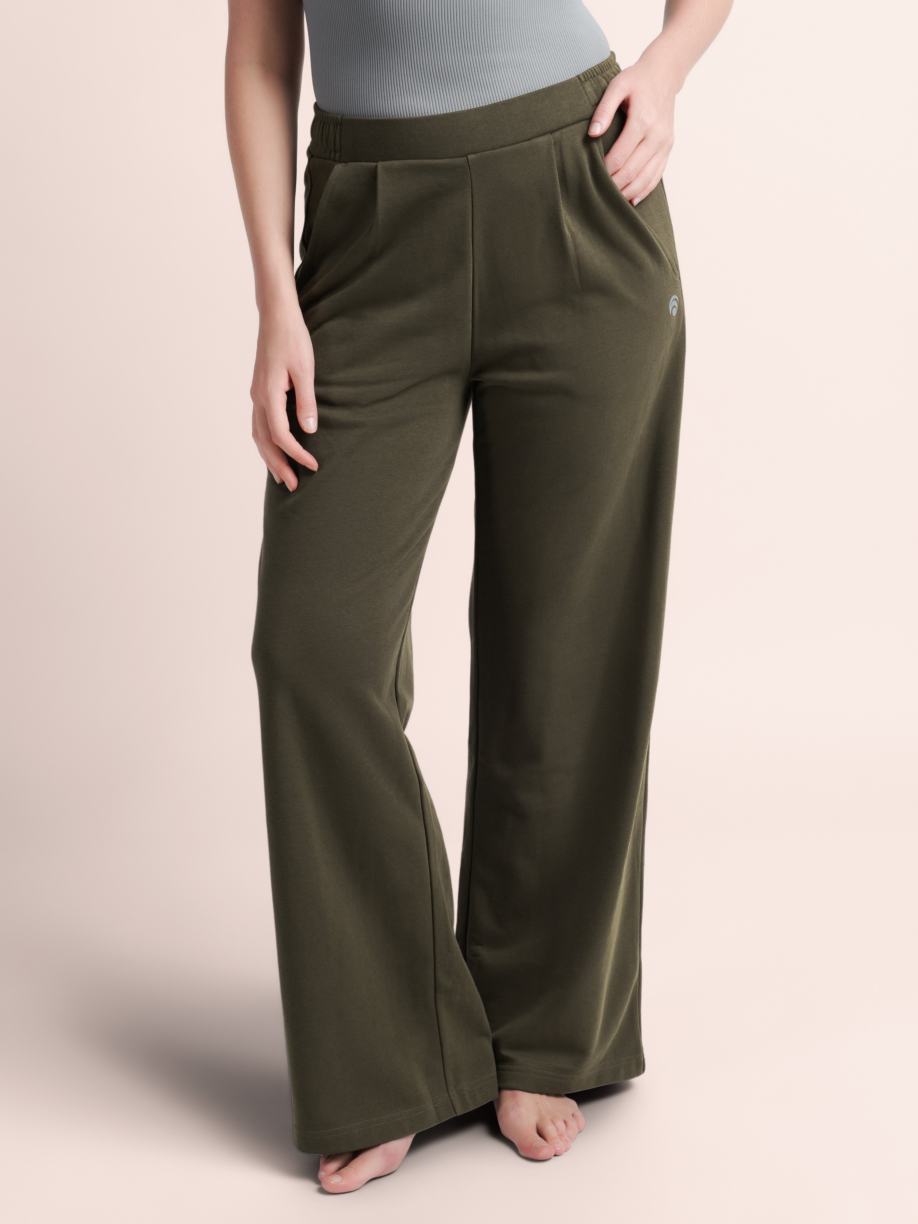 Brooke Dylan Sweat Set - Moss - Yoga Set