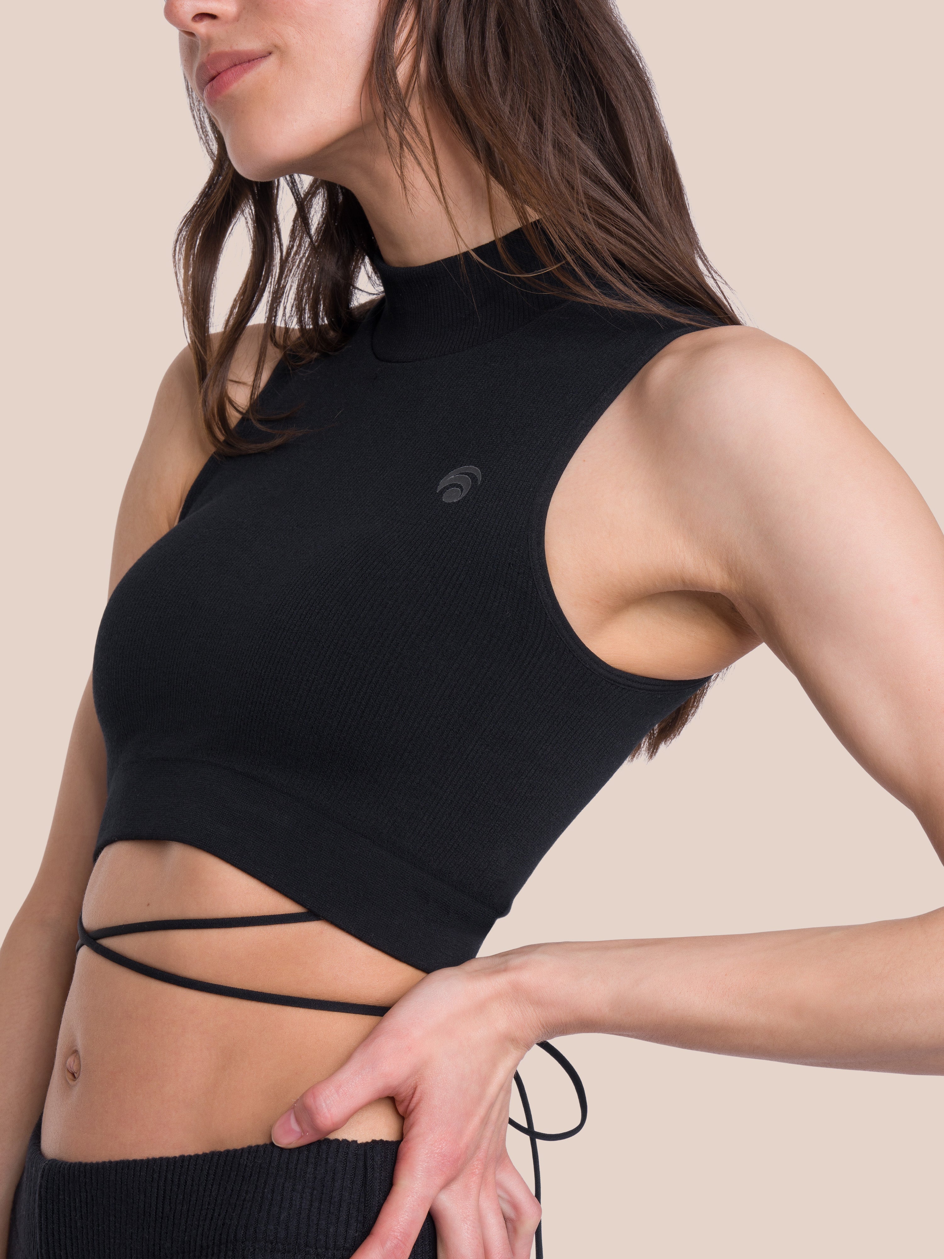 Marly Turtleneck Top - Yoga Top