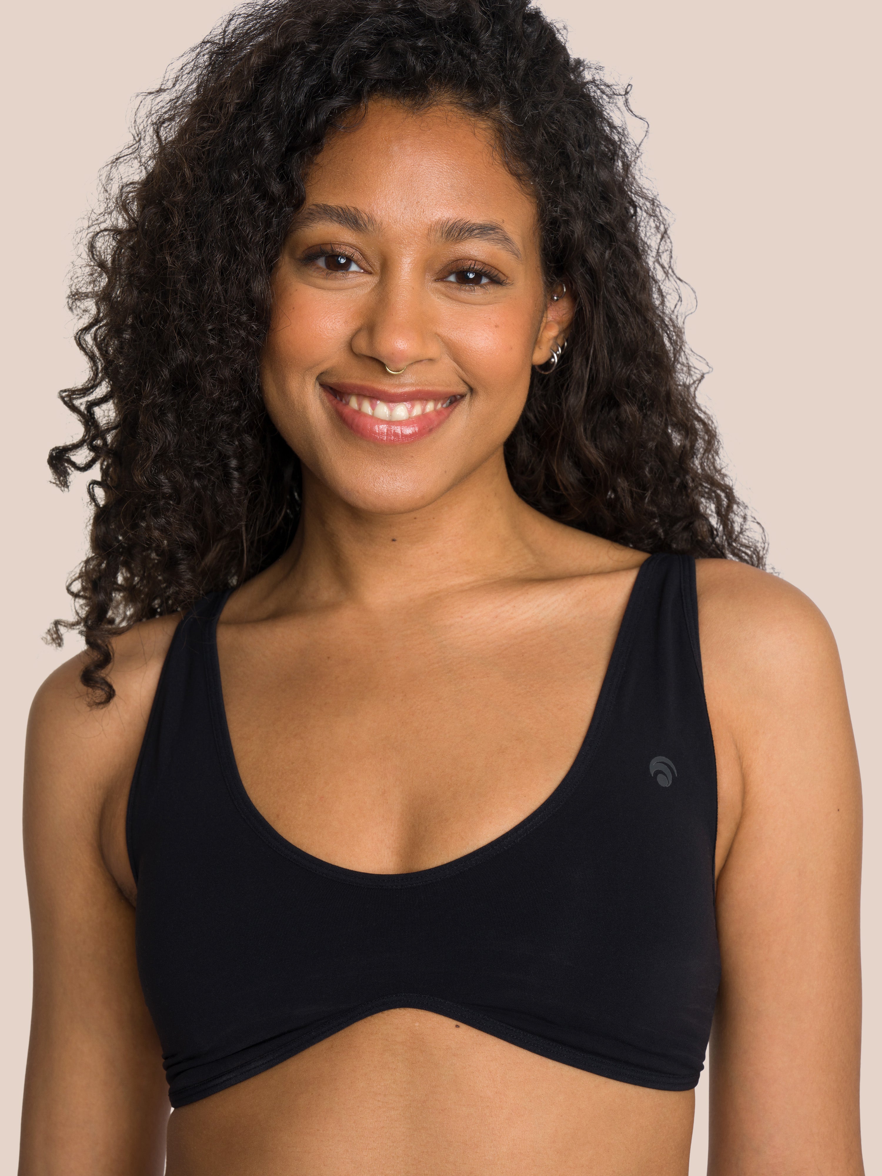Michelle Plain Bra - Yoga Bra - Black