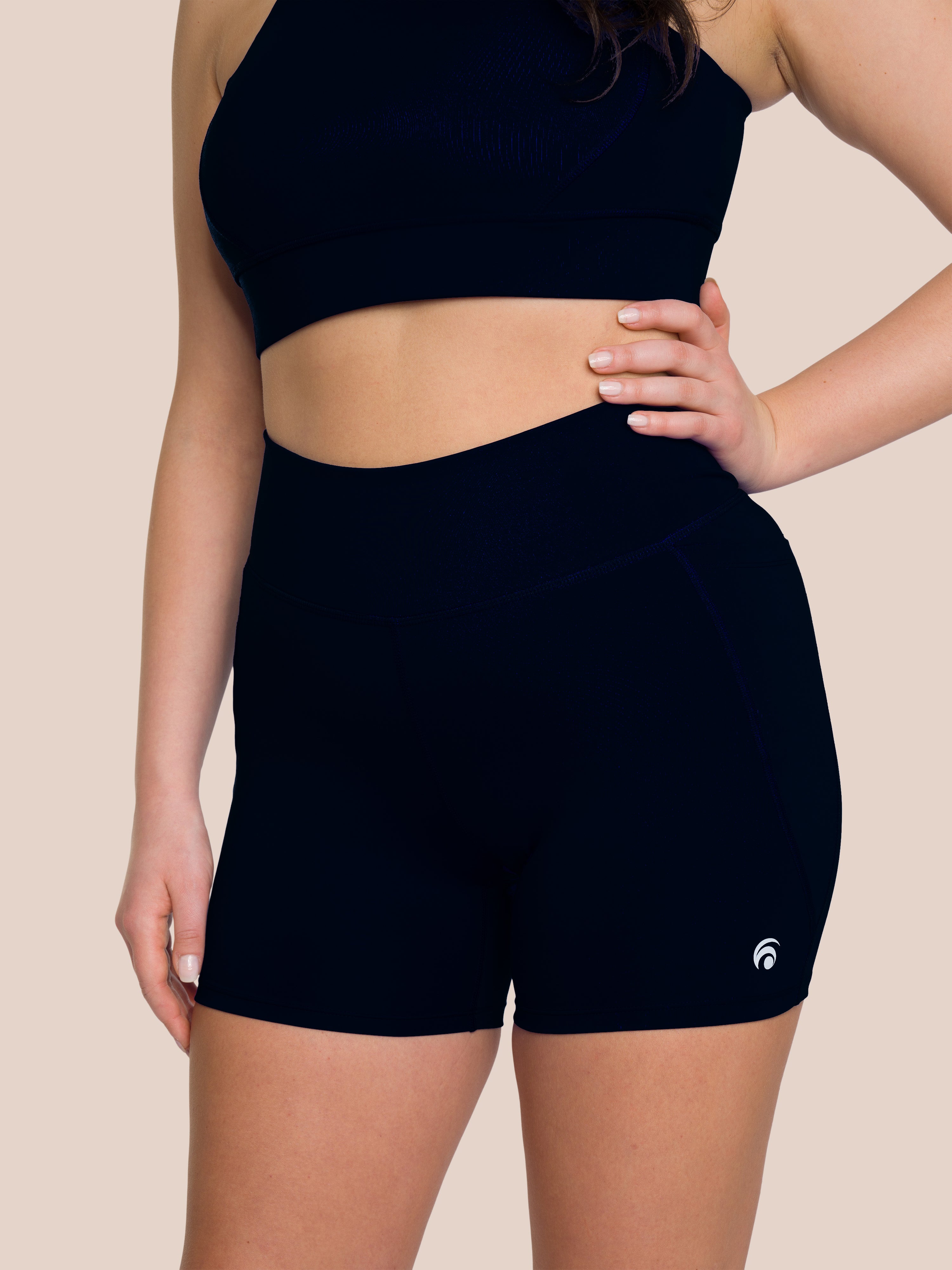 Rush Short Set - Black - Yoga Set
