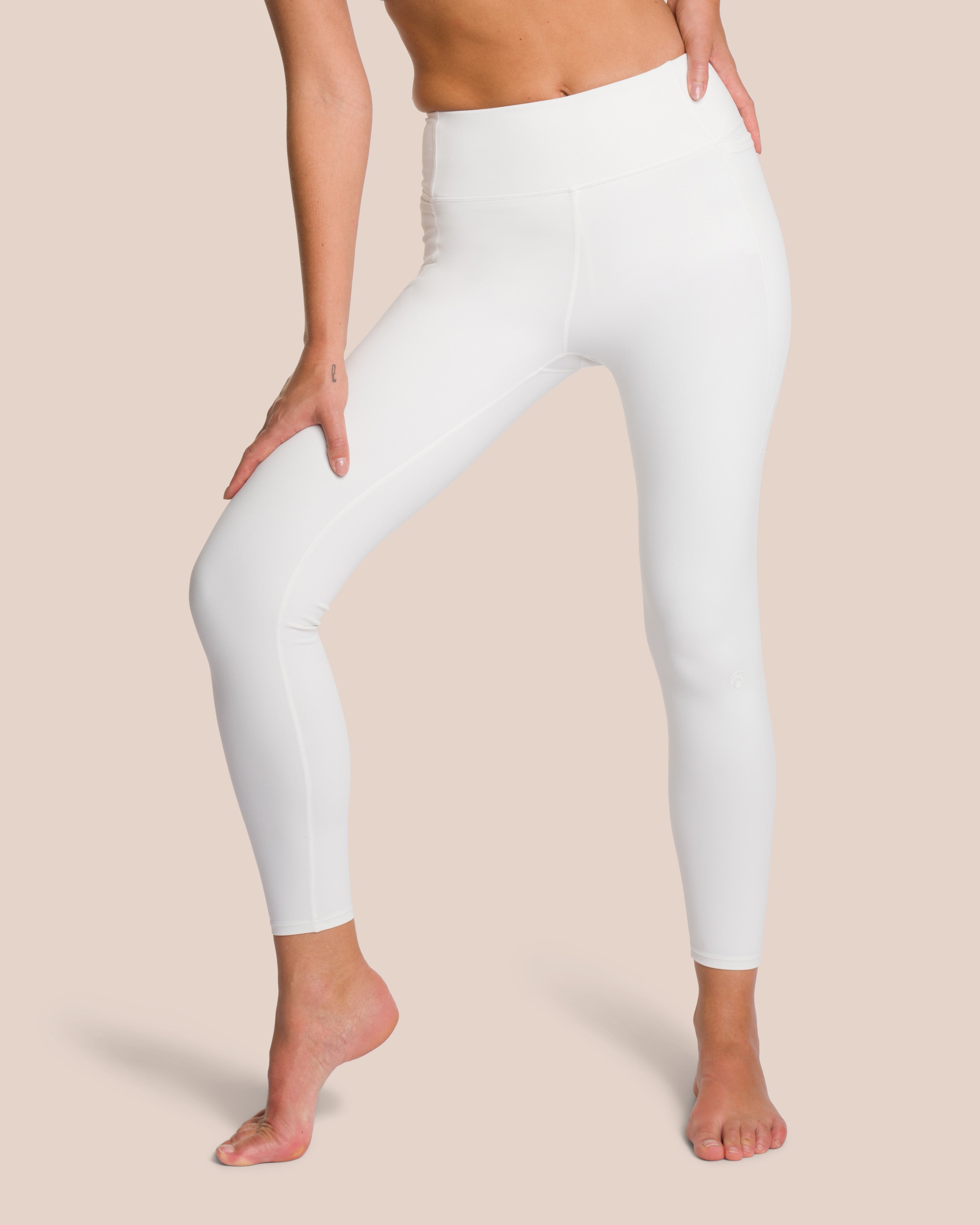 Shania Leggings - Yoga Leggings - White