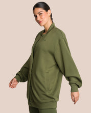 Elodie Bomber Jacket Set Deluxe - Deep Pine Green