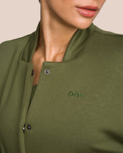Elodie Bomber Jacket Set Deluxe - Deep Pine Green