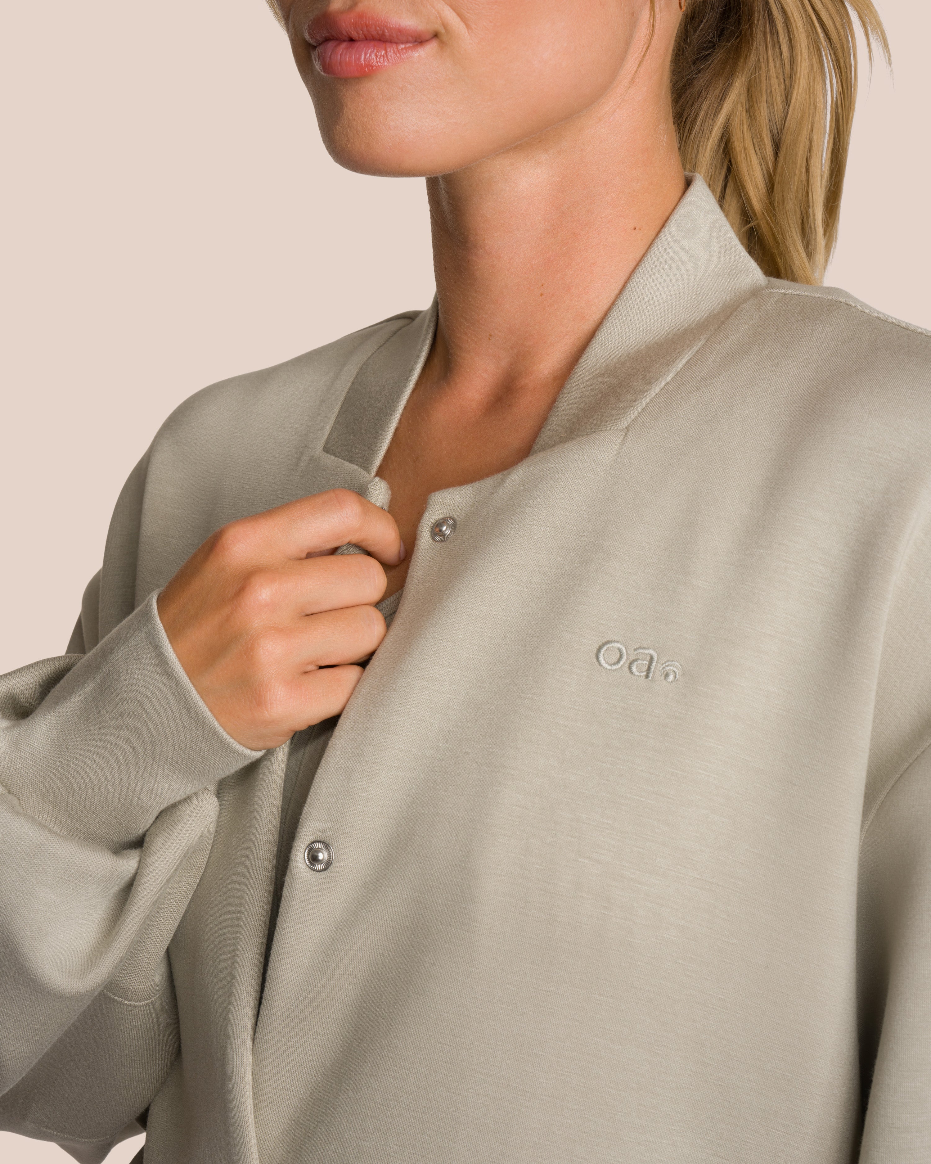 Elodie Bomber Jacket Set Deluxe - Tan - Yoga Set