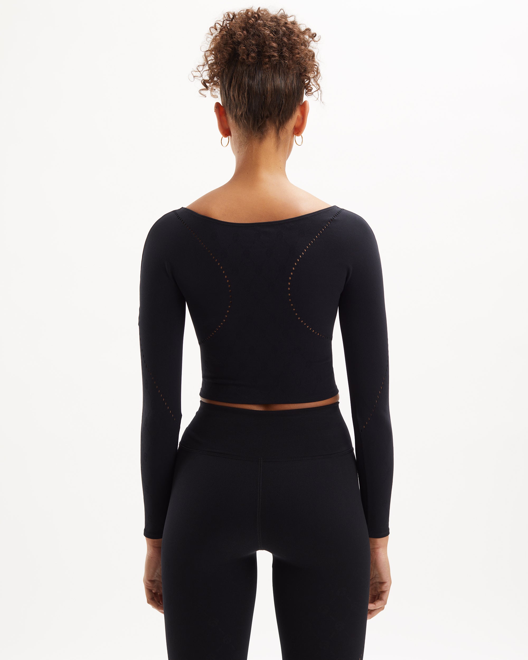 Noelle Wrap Knit Longsleeve - Yoga Longsleeve