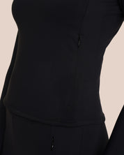 Florence Layer Straight Leg Set Petite - Black