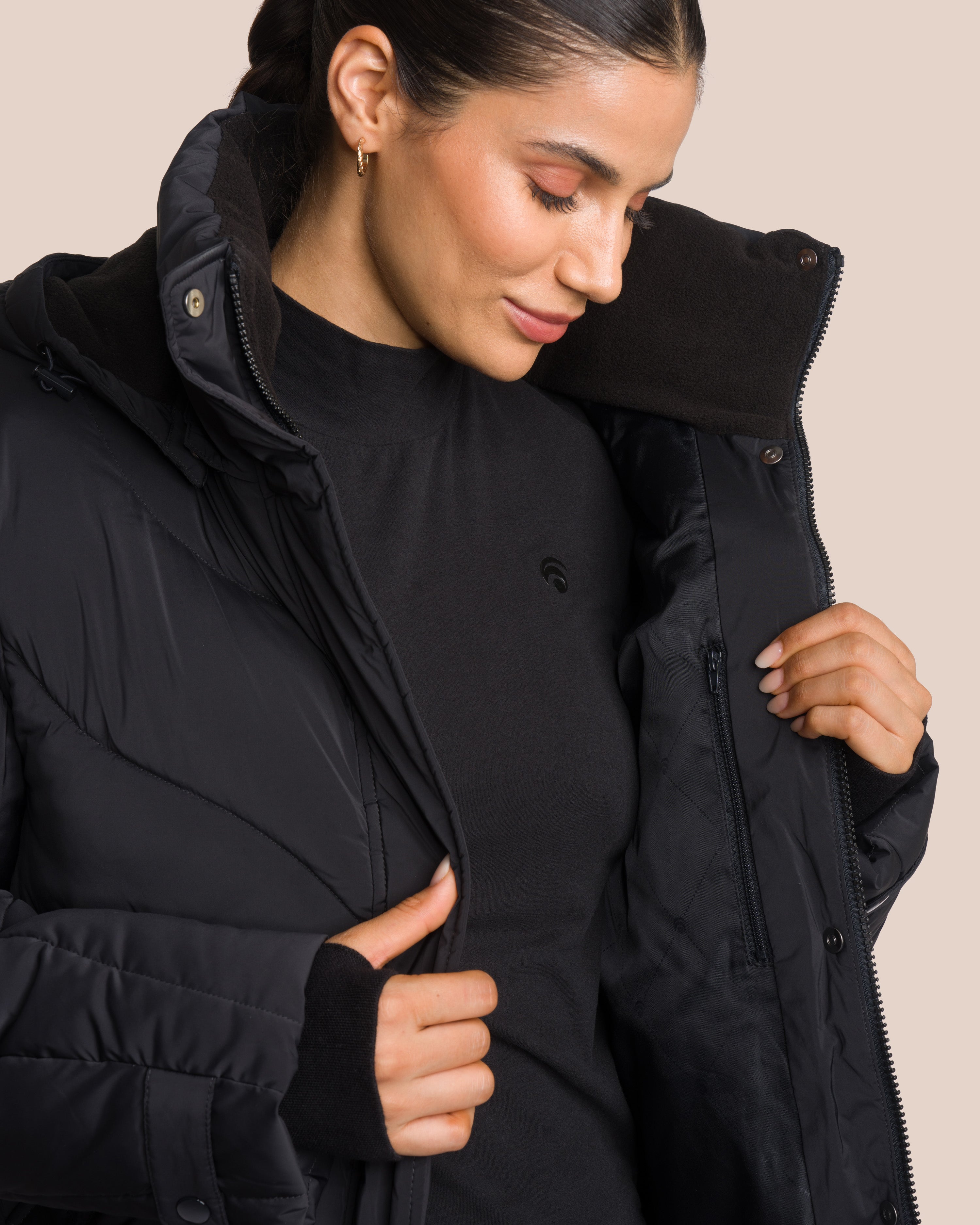 Joelle Puffer Jacket - Yoga Jacket
