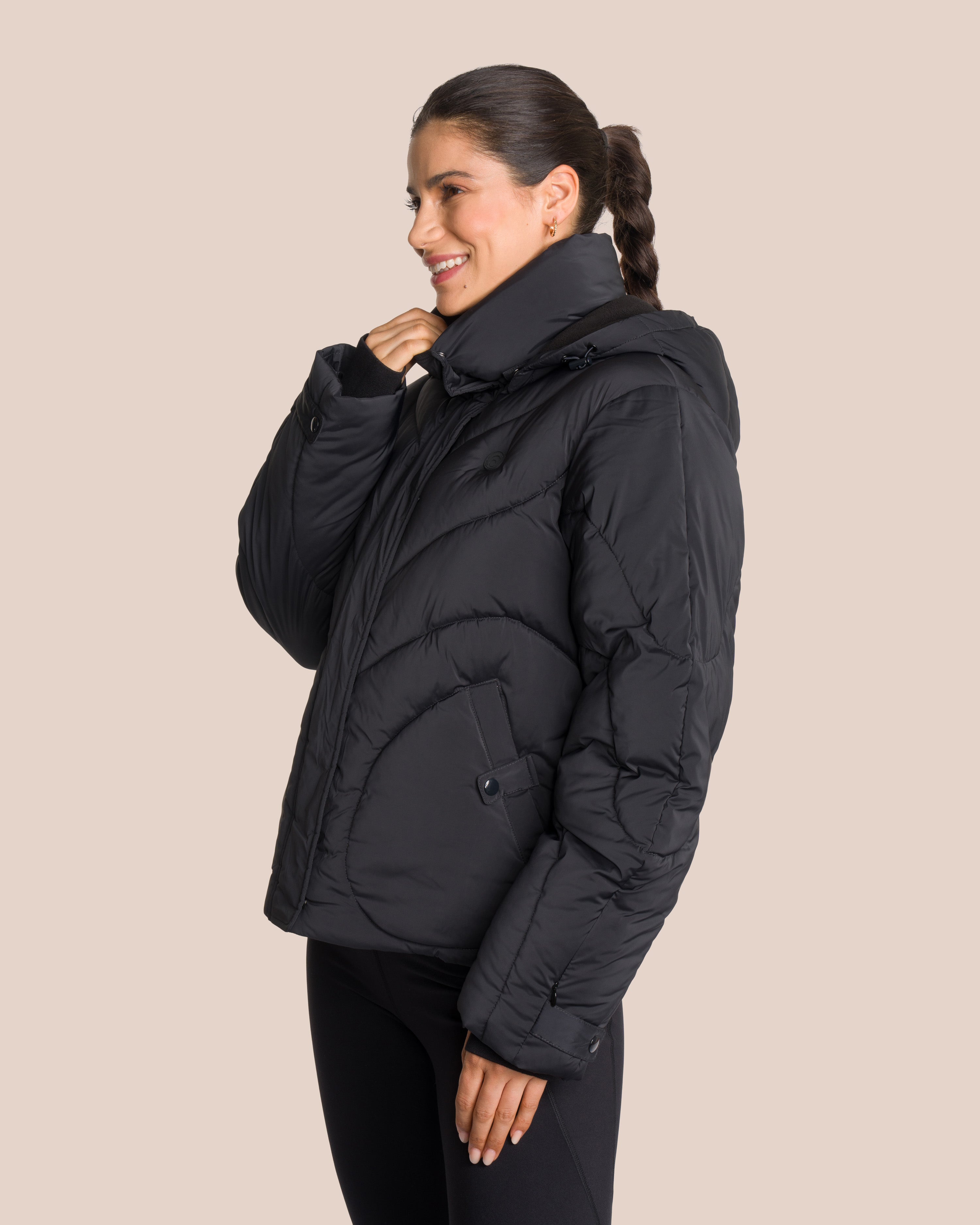 Joelle Puffer Jacket - Yoga Jacket