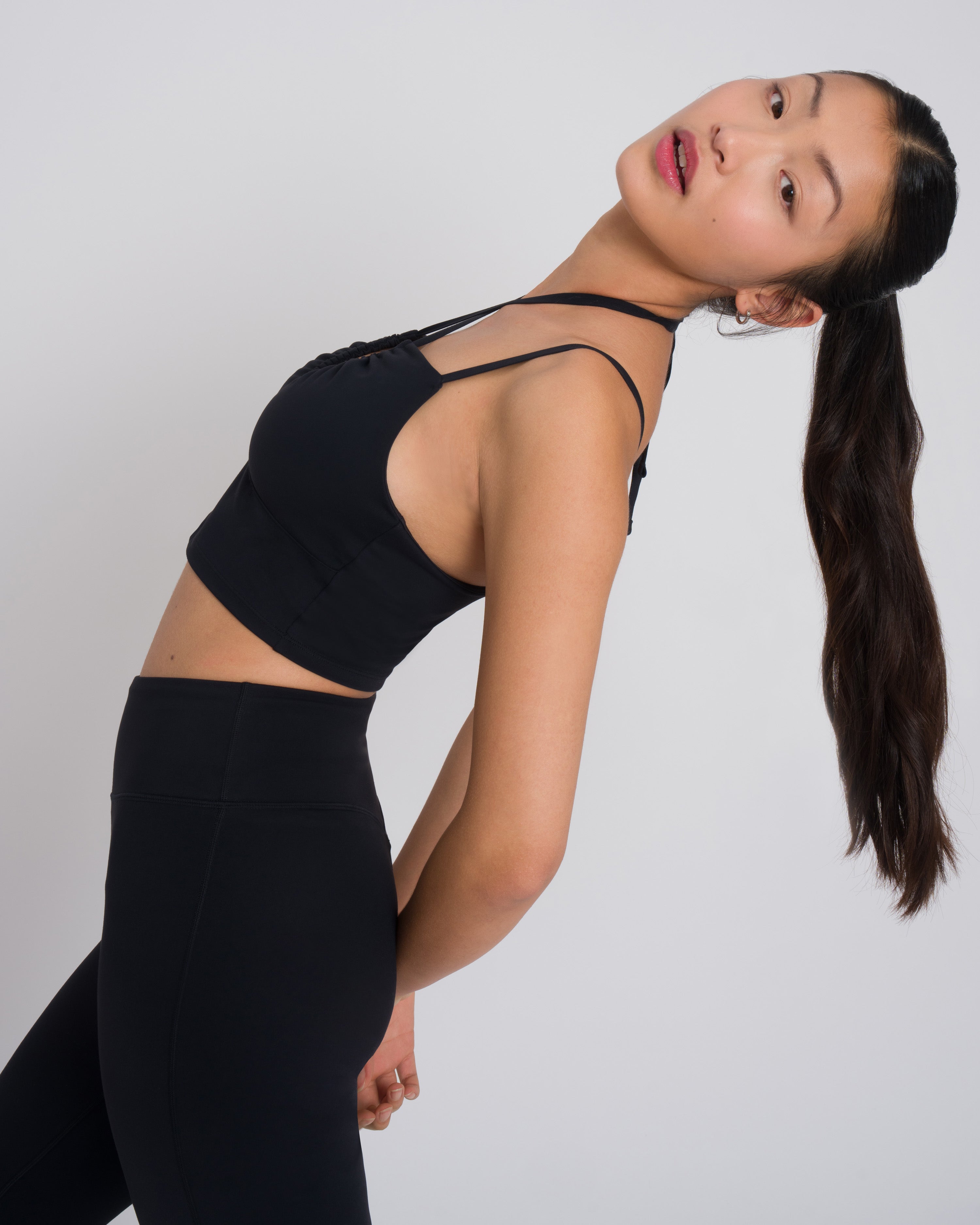 Gianna Gracy Flare Set - Black - Yoga Set