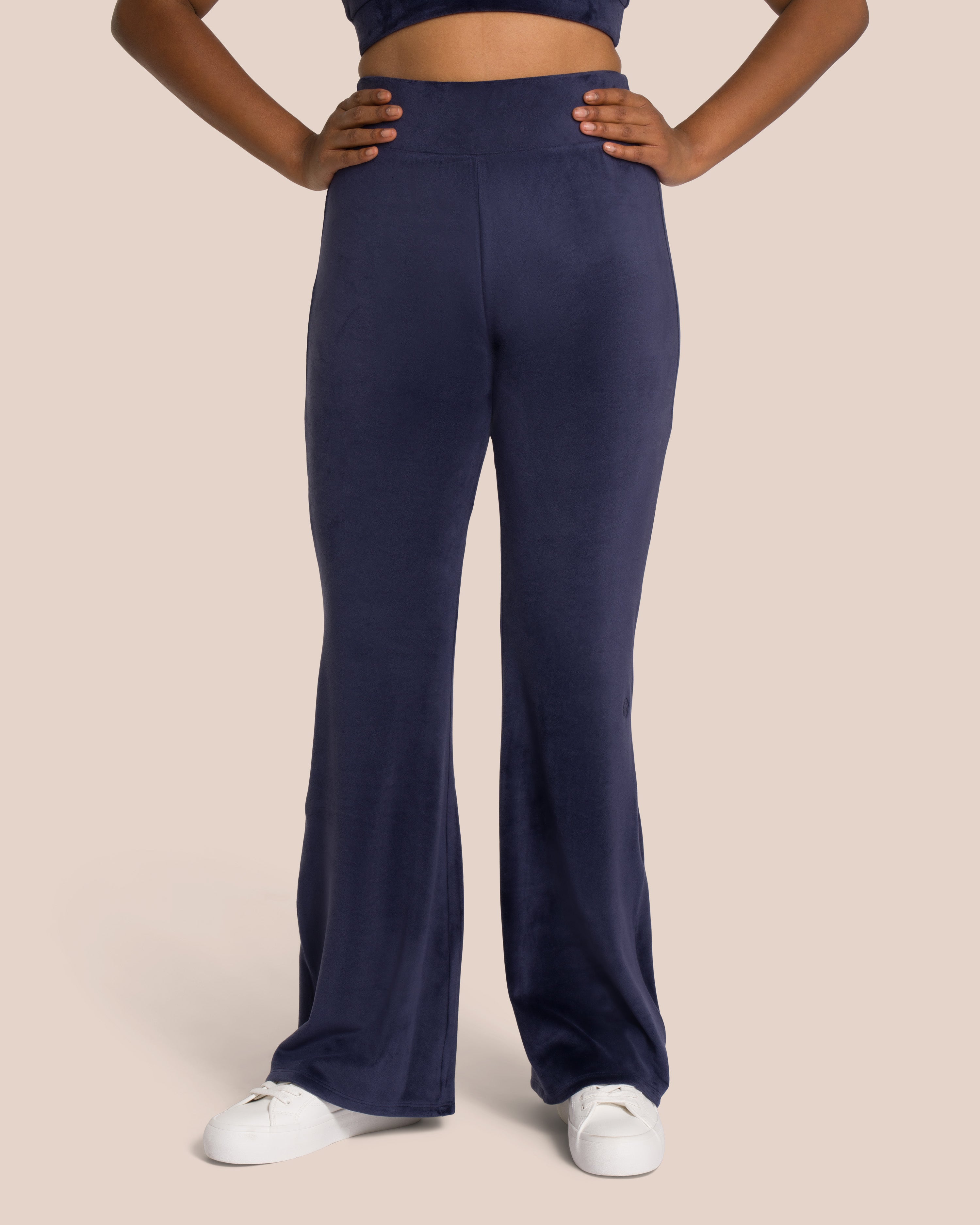 Kelly Flared Pant - Yoga Pant - Blue