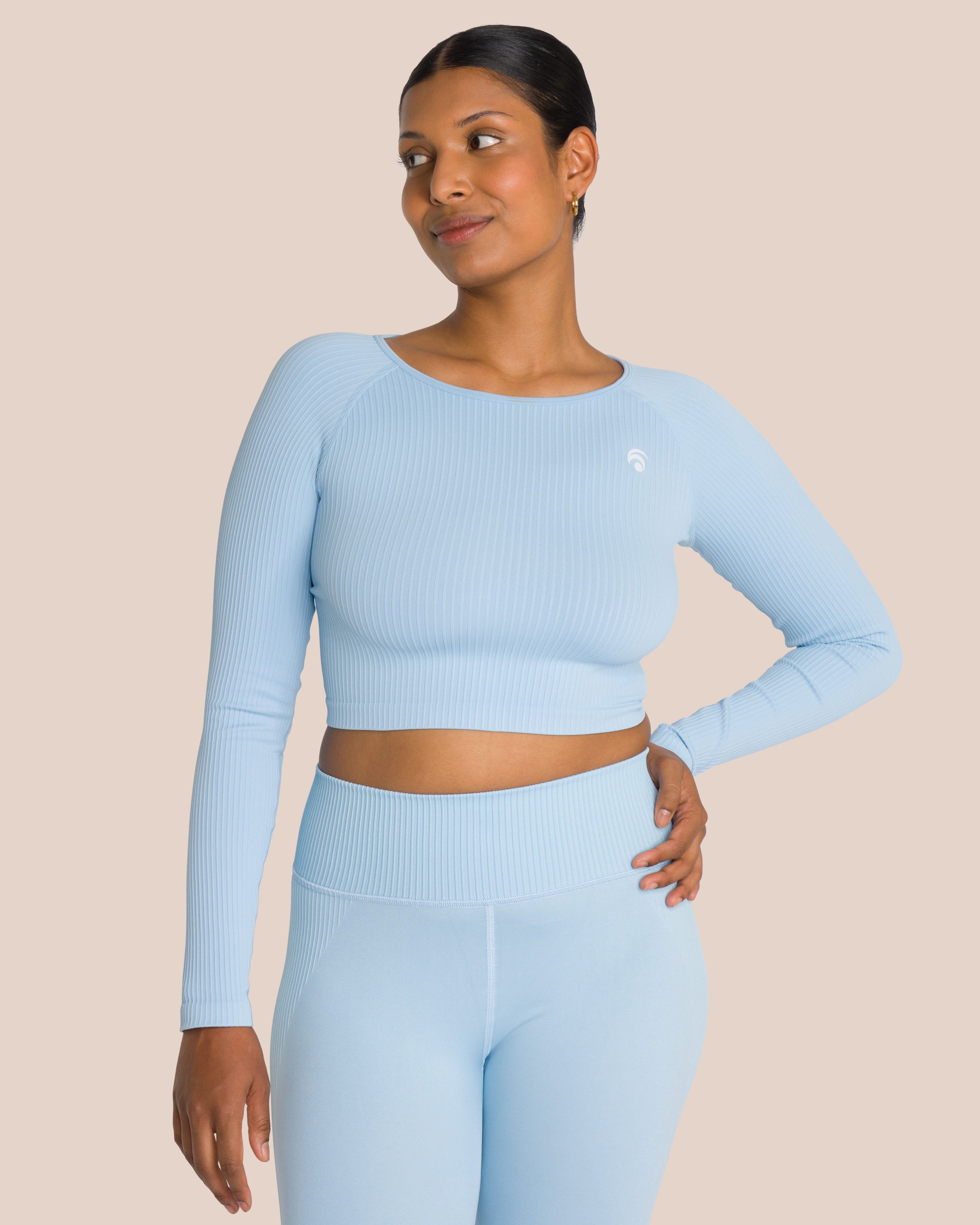 Trixy Longsleeve - Yoga Longsleeve - Blue