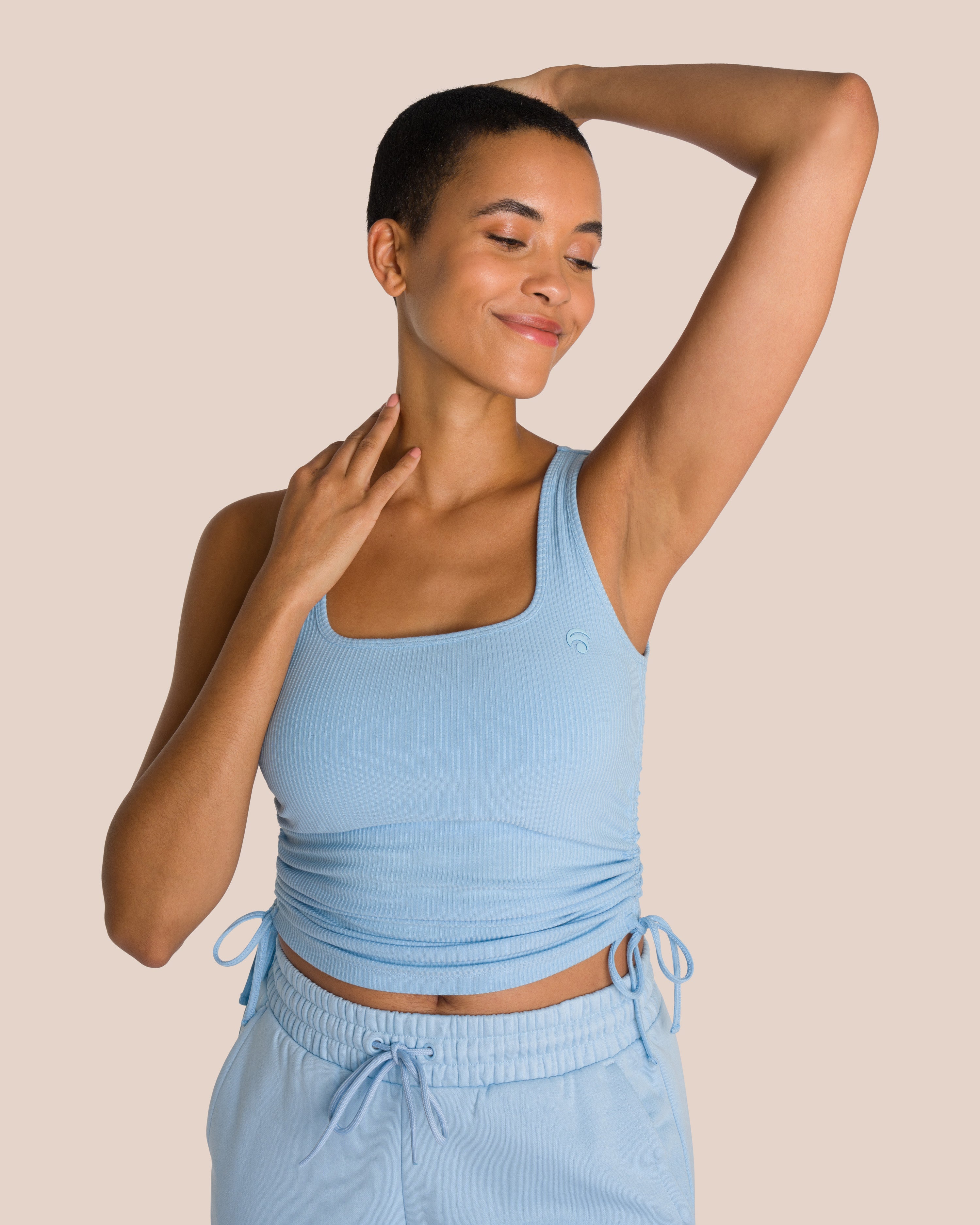 Cameron Top - Yoga Top - Blue