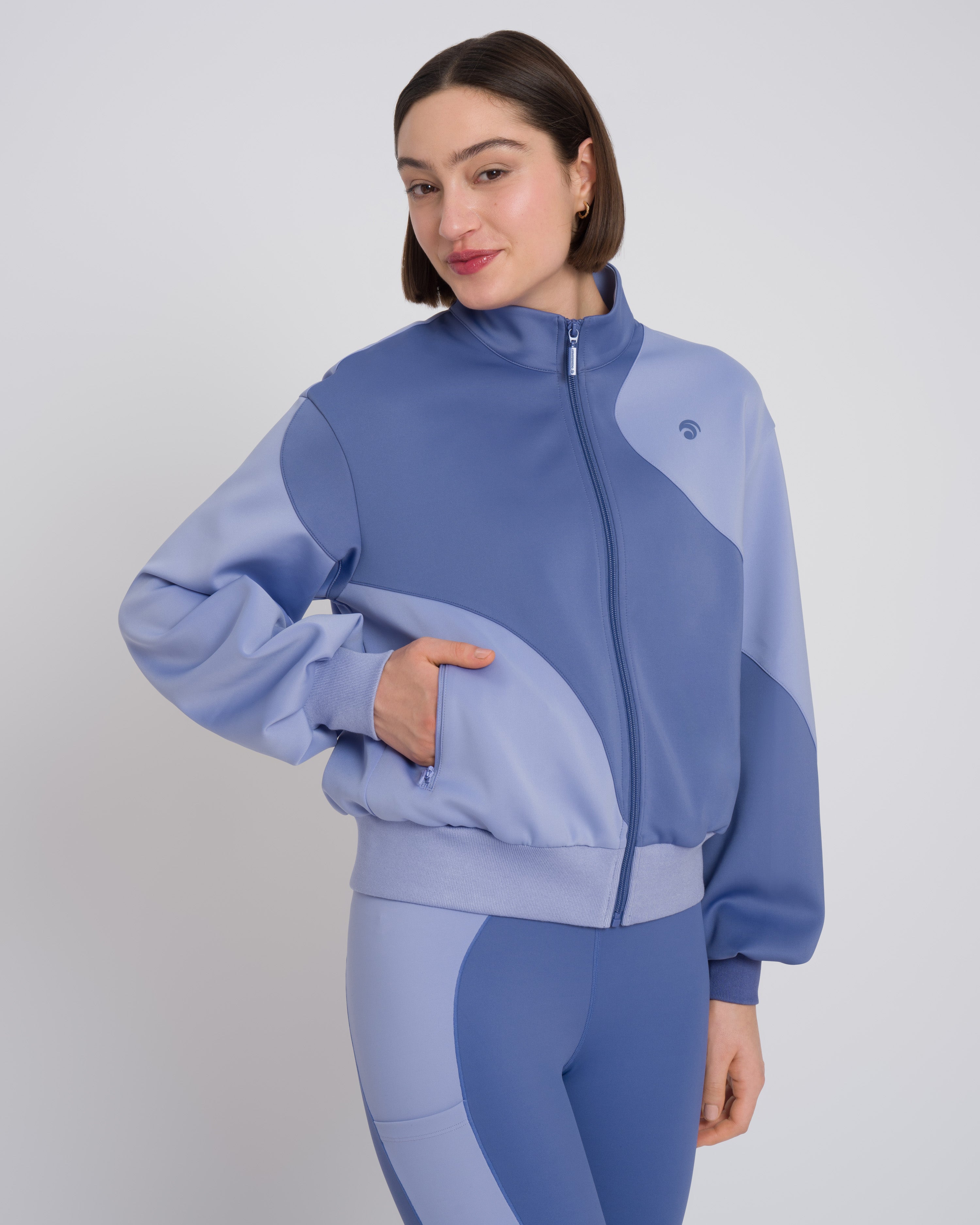 Mera Jacket - Yoga Jacket - Blue