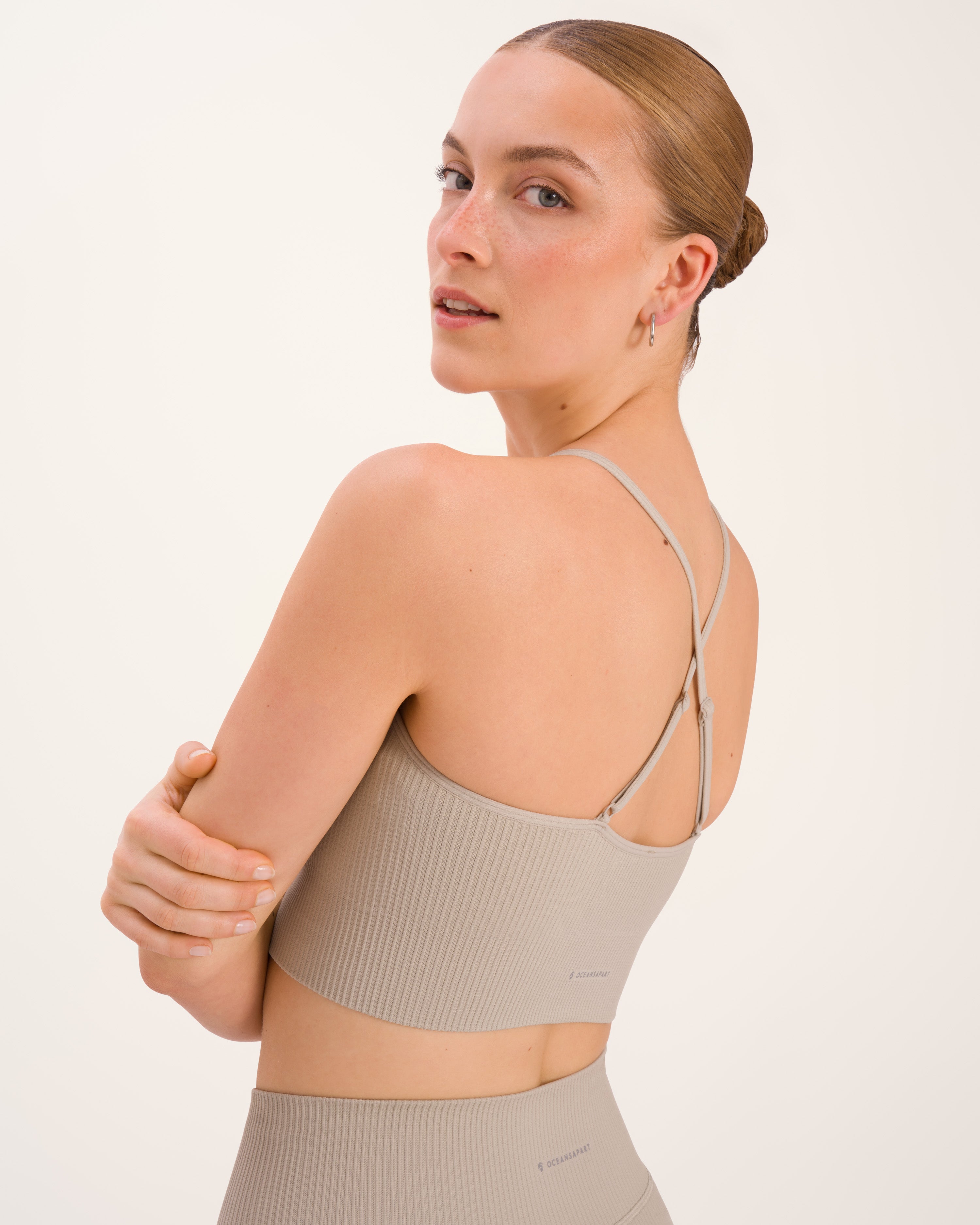 Maya Hotpant Set - Dove Grey - Yoga Set