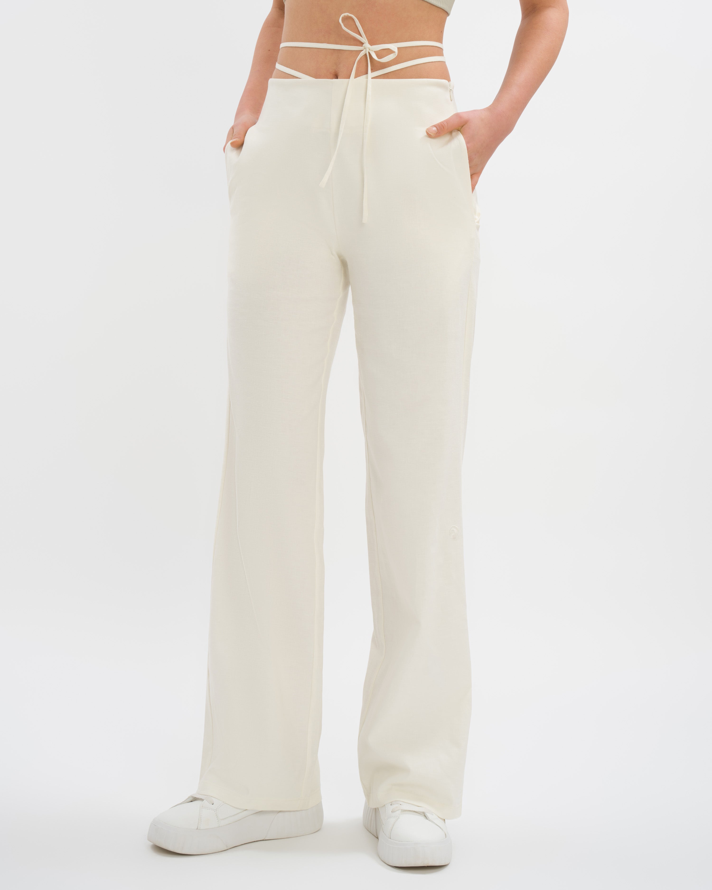 Lily Pant - Yoga Pant - White