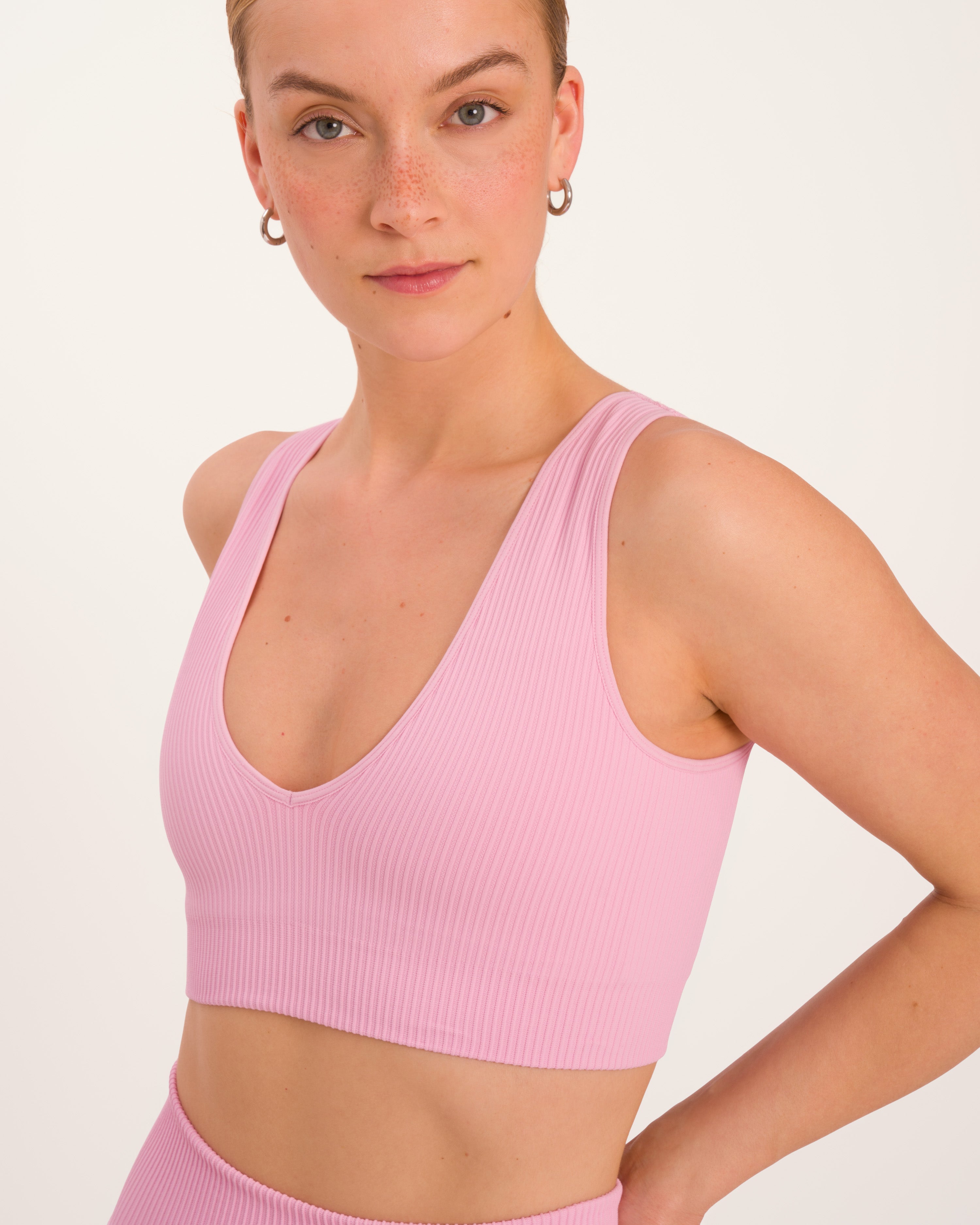 Mia Bra - Yoga Bra - Pink
