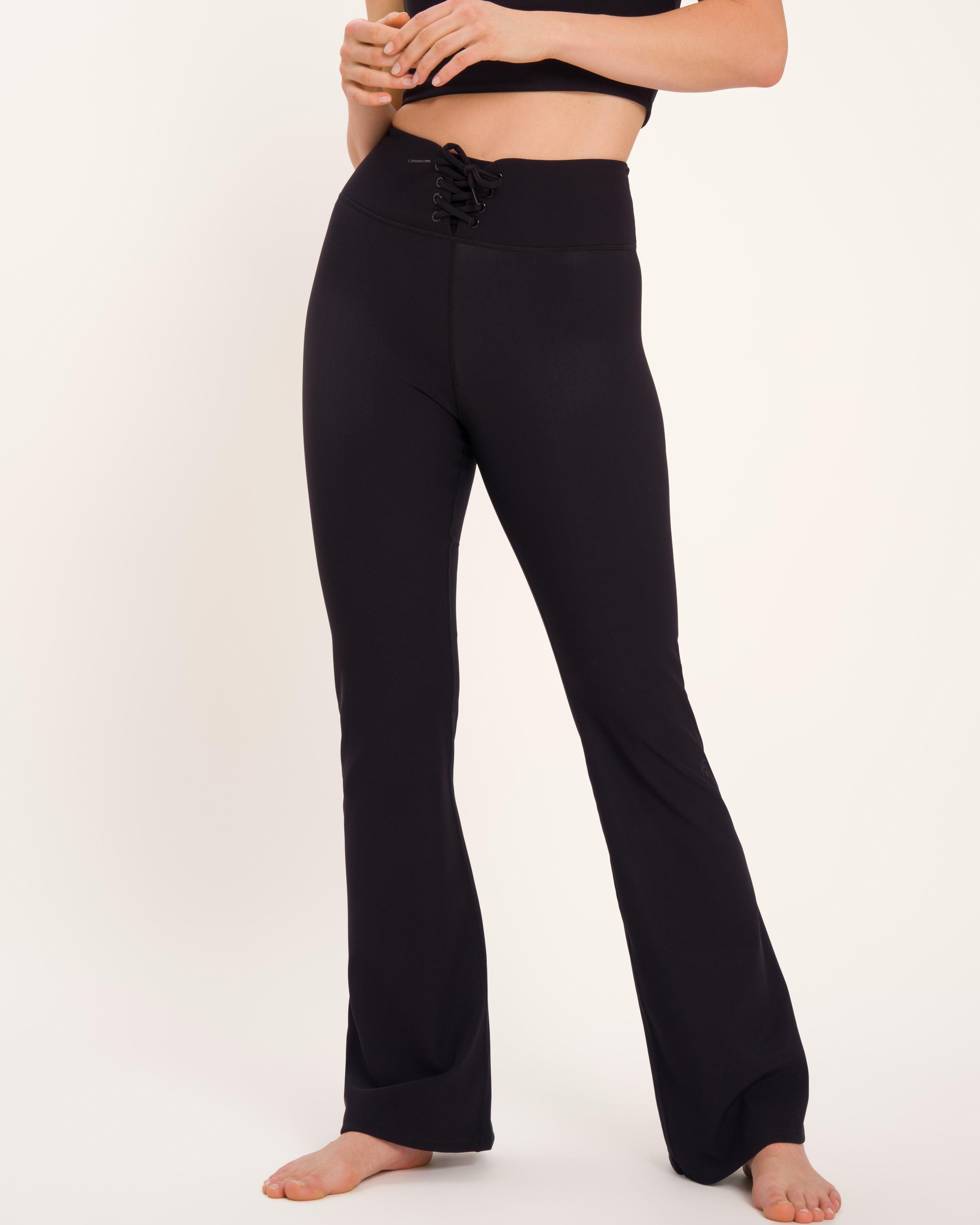 Talia Flared Pant - Yoga Pant - Black