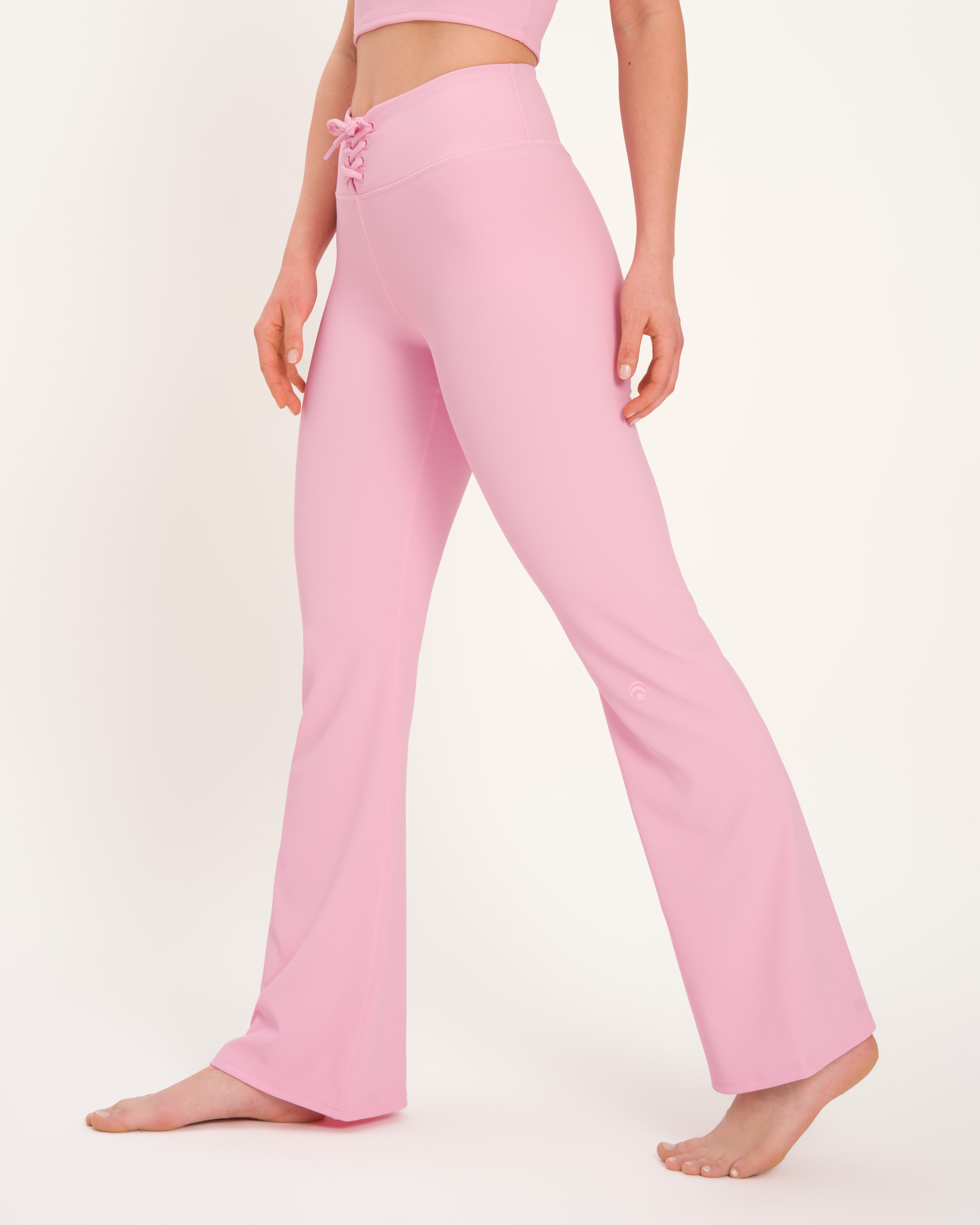 Talia Flared Pant - Yoga Pant - Pink