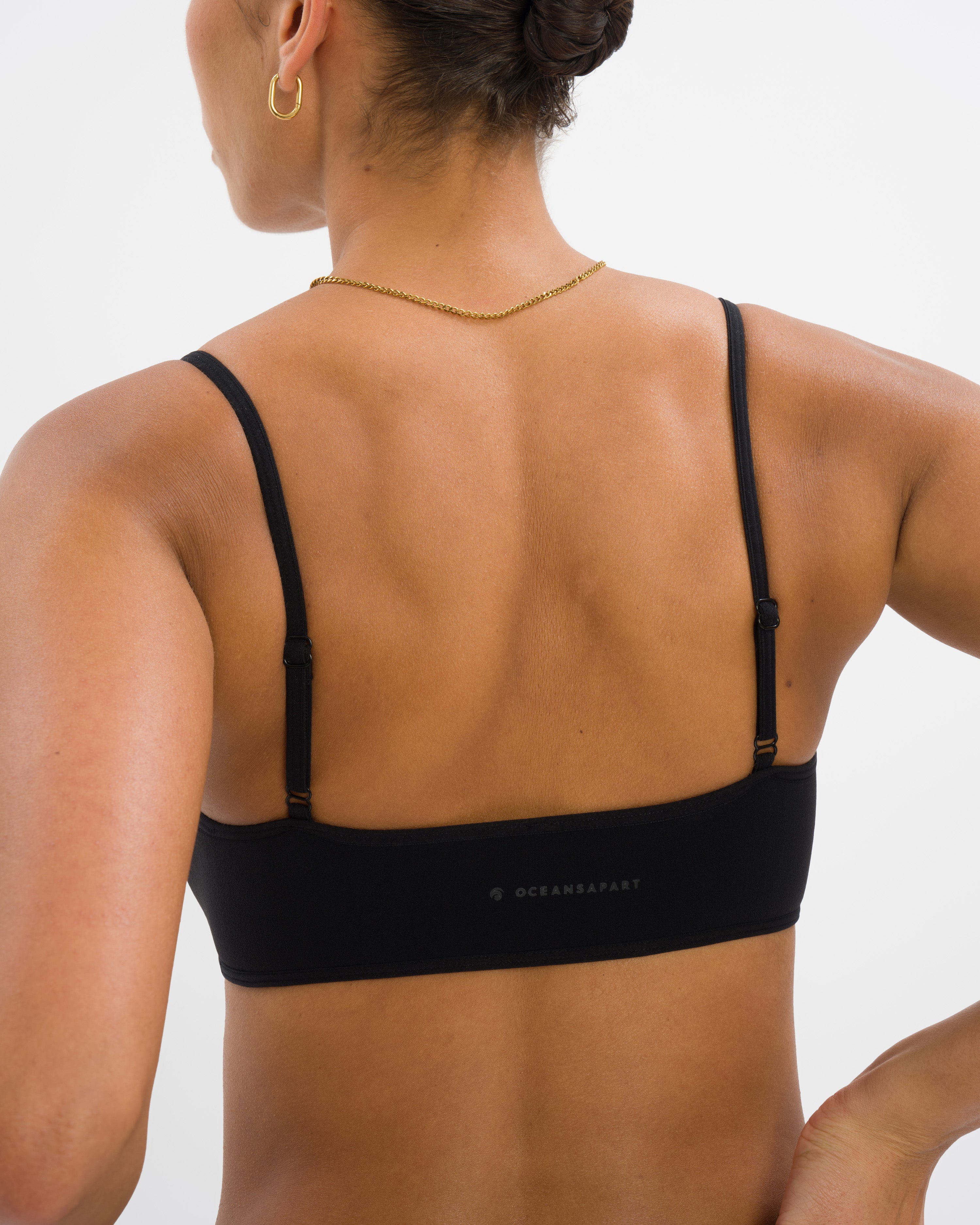 Cloudy Bralette Set - Black - Yoga Set