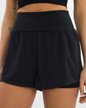 Athena Hotpant Set - Black