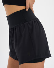 Athena Hotpant Set - Black