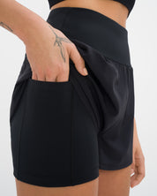 Athena Hotpant Set - Black