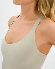 Athena Hotpant Set - Dove Grey