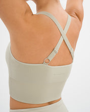 Athena Hotpant Set - Dove Grey