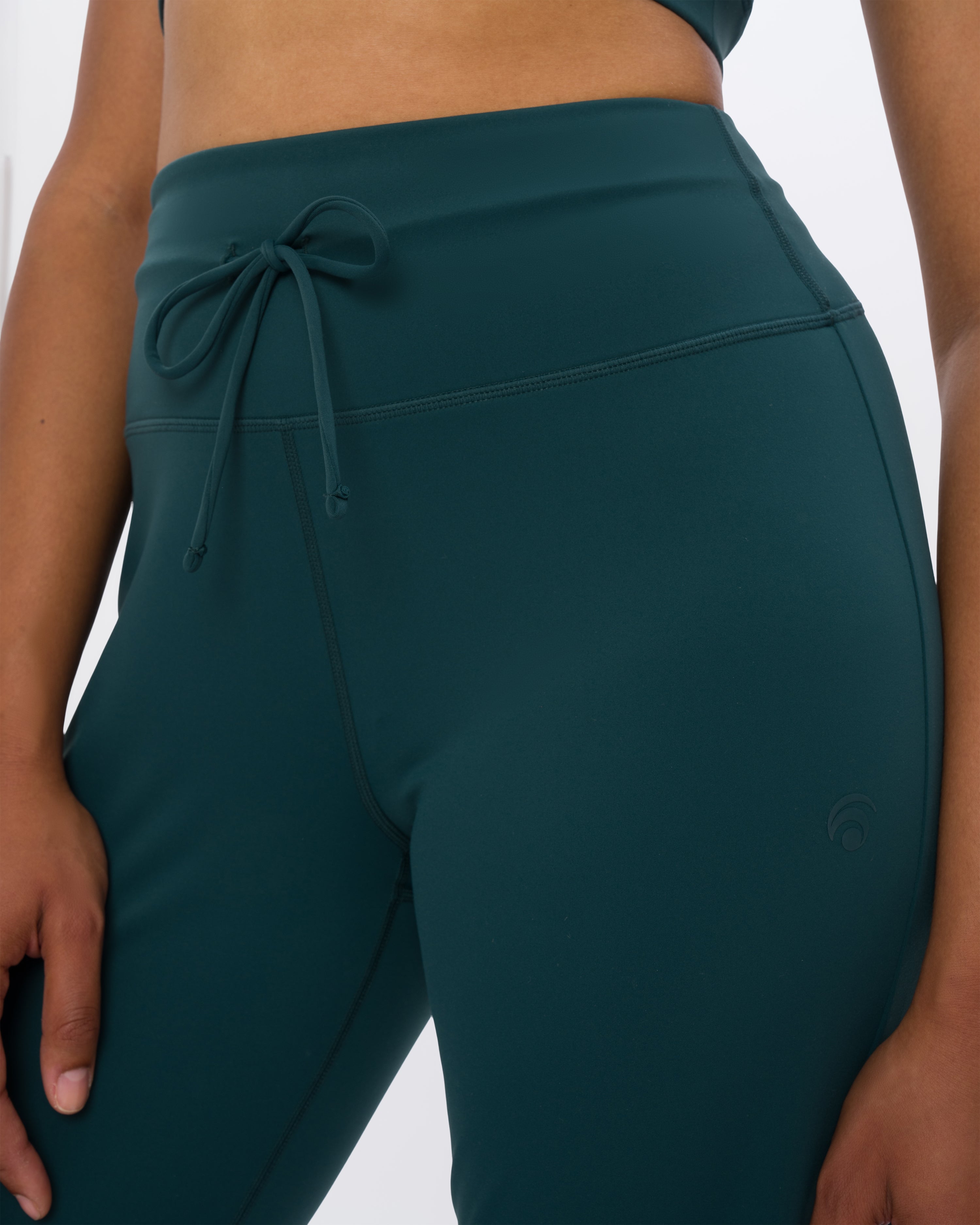 Eve Wideleg Set - Emerald Green - Yoga Set