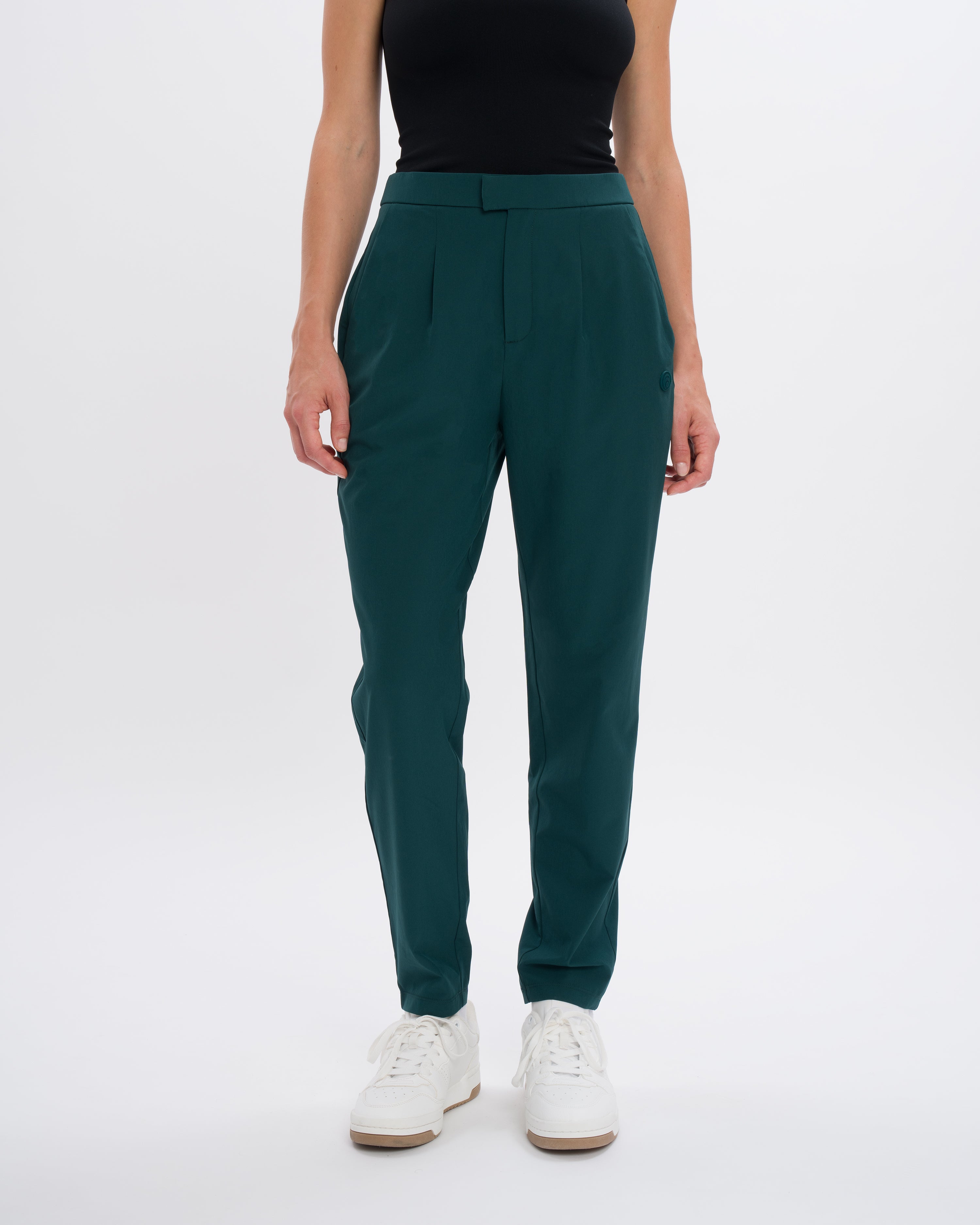Camy Tapered Pant - Yoga Pant - Emerald Green