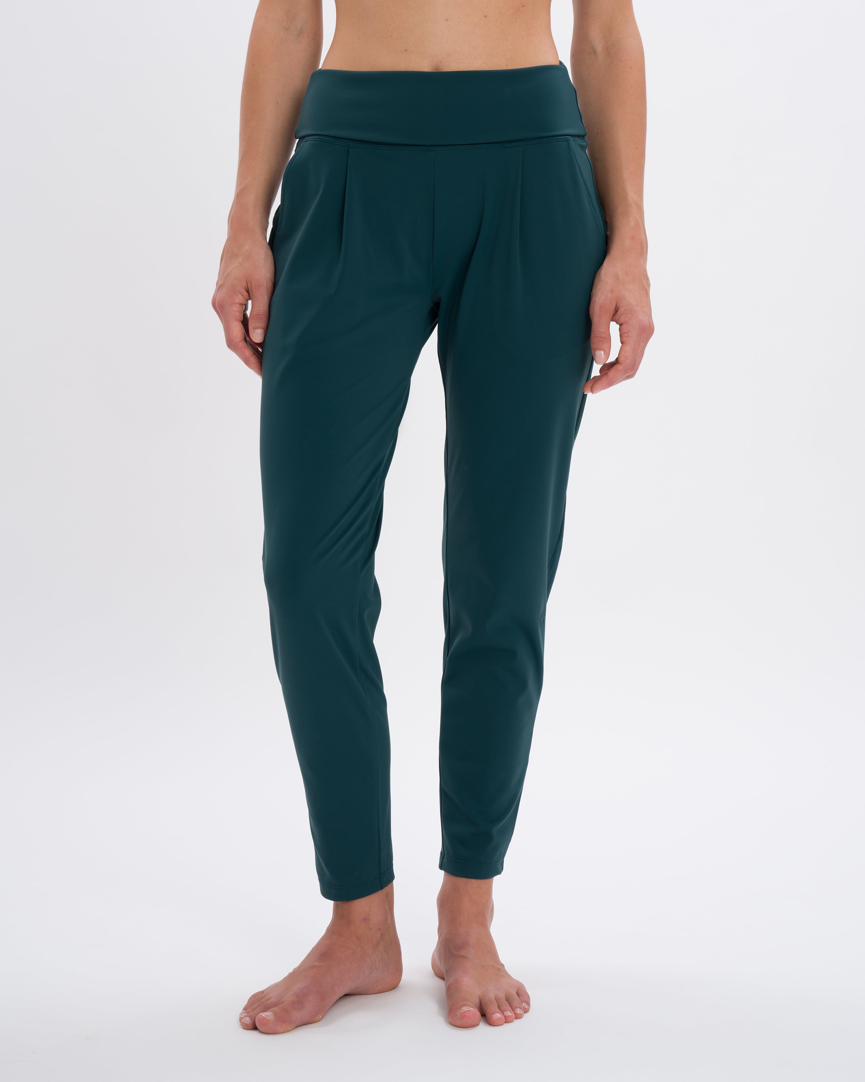 Ginger Jogger - Yoga Leggings - Emerald Green