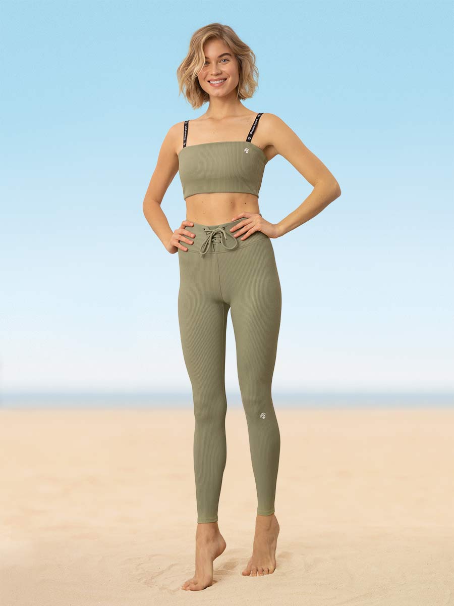 Trixy Set - Soft Khaki - Yoga Set