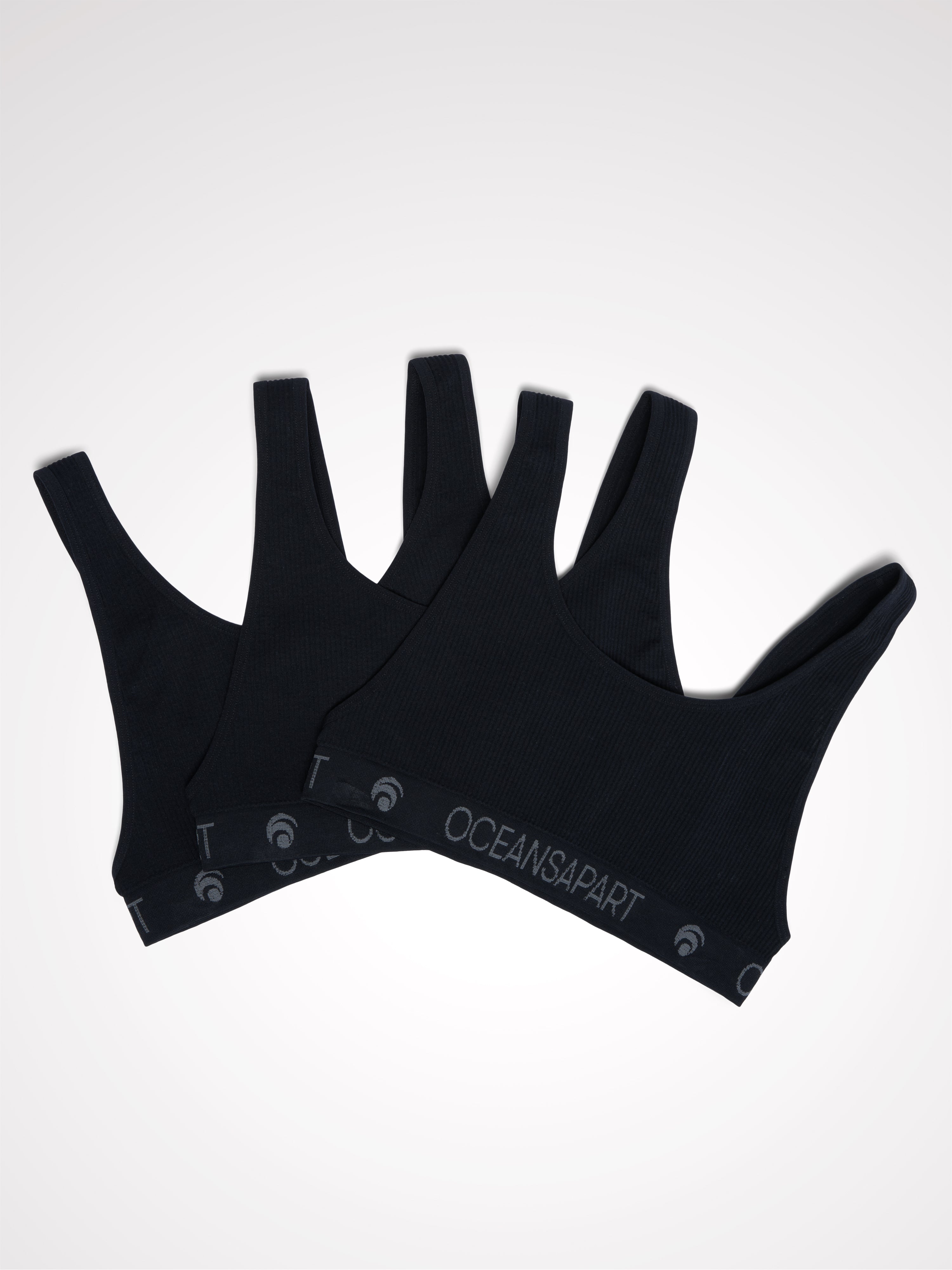 Ariel Seamless Bra Set Deluxe - Black - Yoga Set