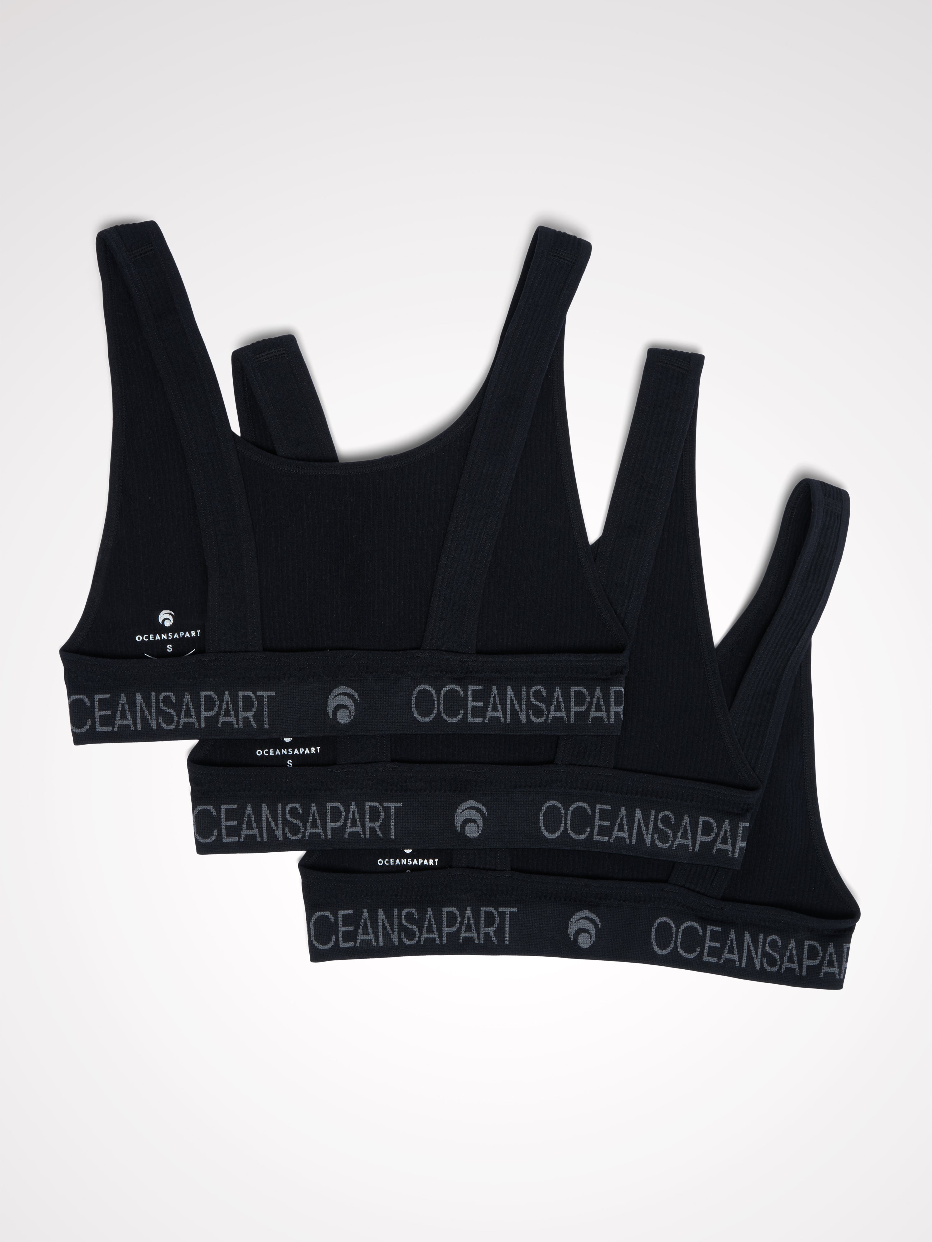 Ariel Seamless Bra Set Deluxe - Black - Yoga Set