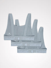 Ariel Seamless Bra Set Deluxe - Light Grey Melange