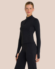 Florence Layer Straight Leg Set Petite - Black