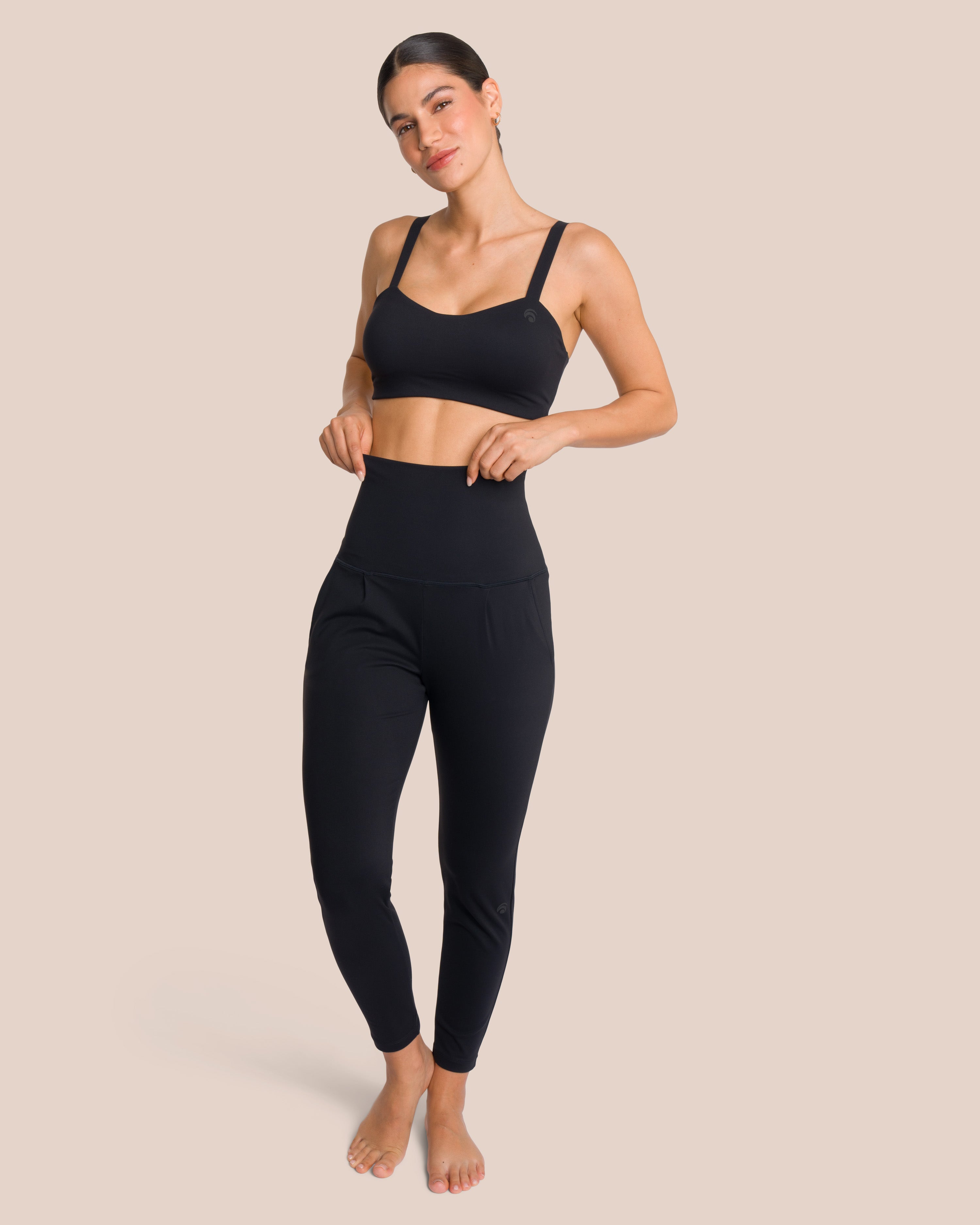 Ginger Set - Black - Yoga Set