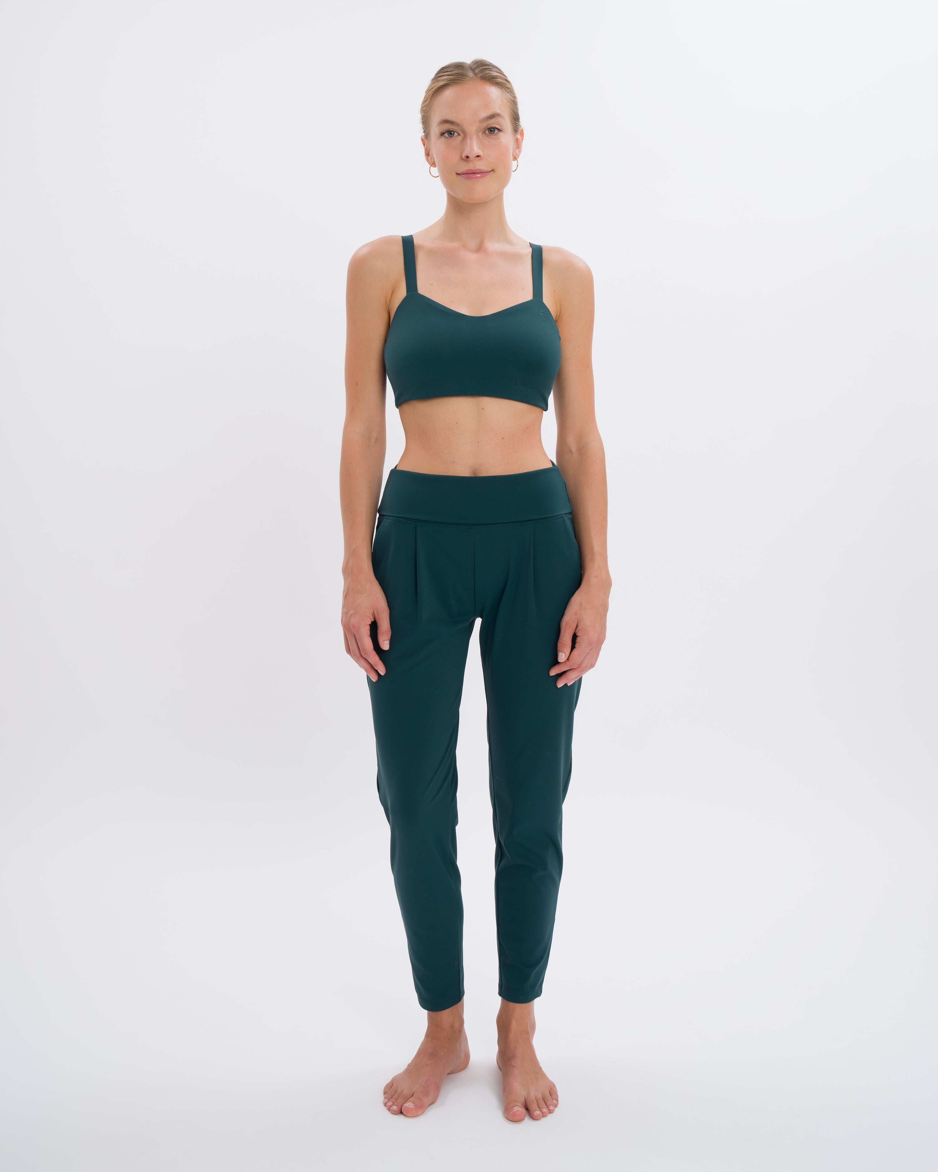 Ginger Set - Emerald Green - Yoga Set