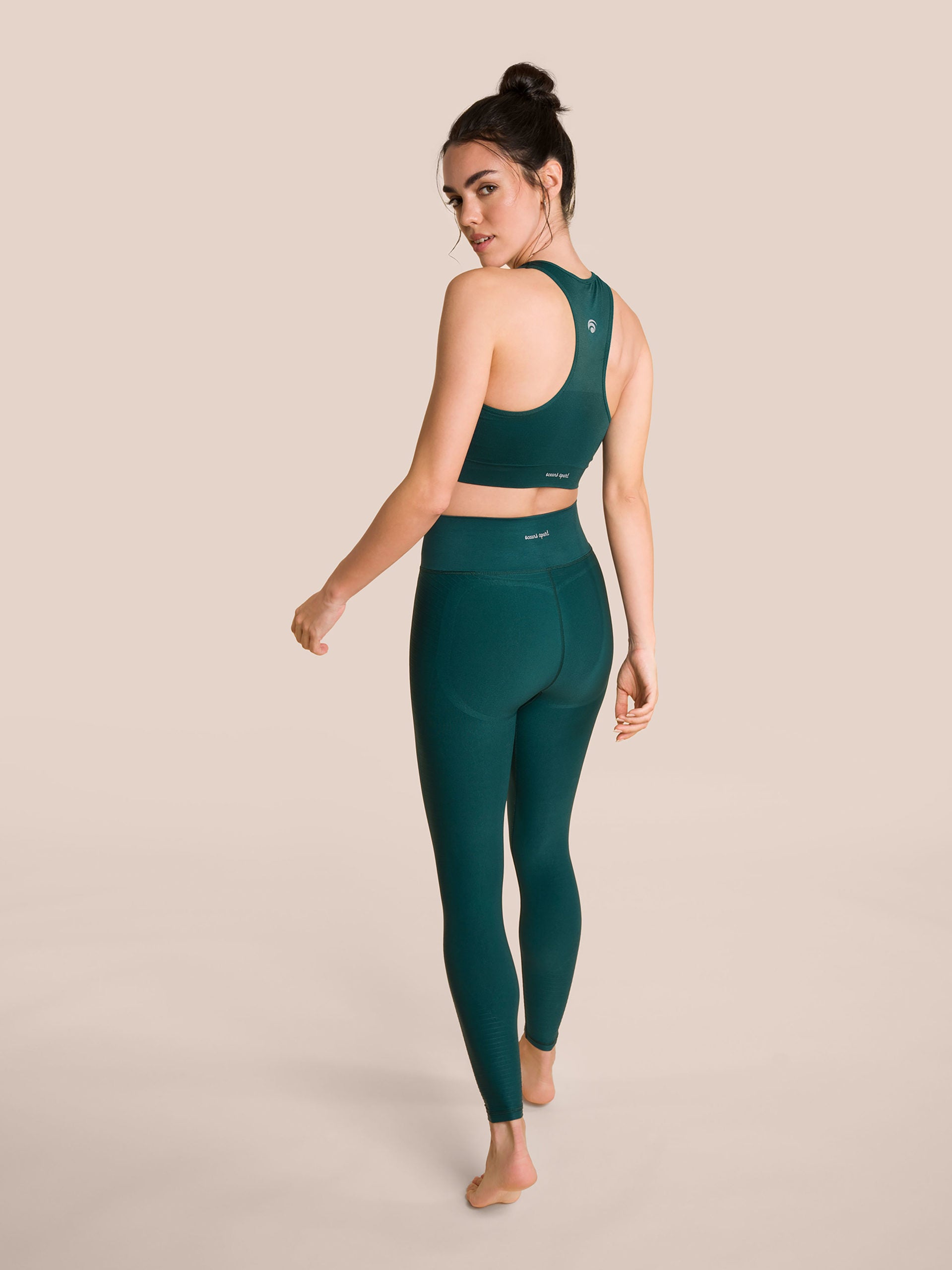 Beverly Set - Deep Green - Yoga Set