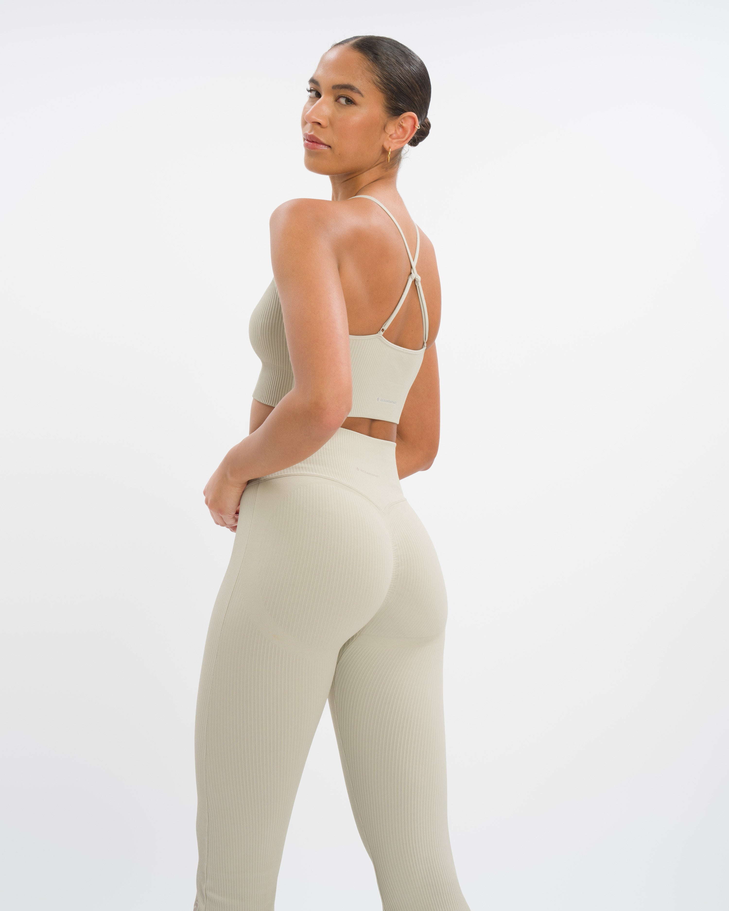 Maya Flared Set - Dove Grey - Yoga Set