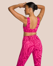 Shania Set - Bold Hot Pink Swirl