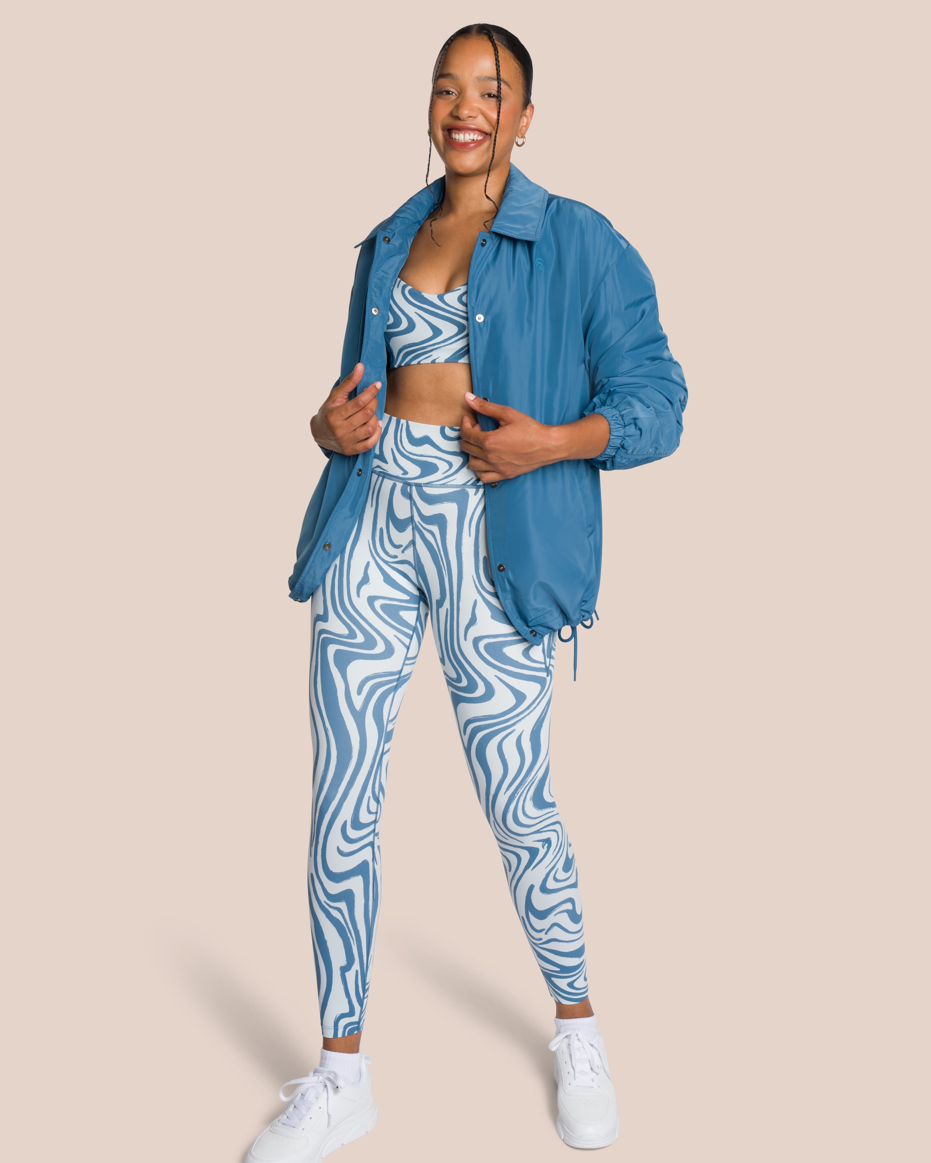 Shania Set Deluxe - Ice Blue Swirl & Teal